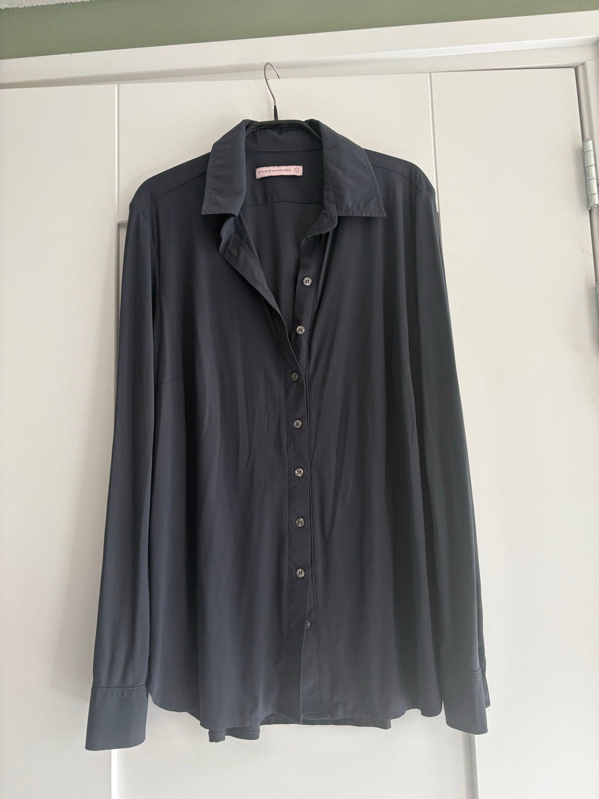 Studio Anneloes blouse donkergrijs, antraciet maat L, Ophalen of Verzenden, Zo goed als nieuw, Maat 42/44 (L), Grijs