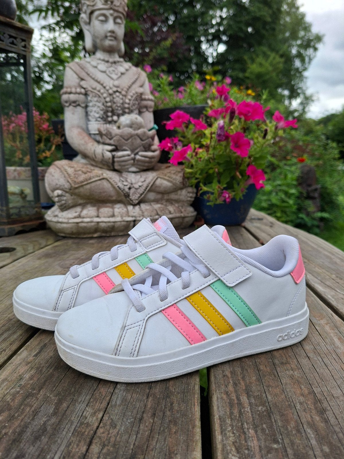 Adidas Grand Court 2.0 Kids Sneakers - Maat 33, Adidas, Gebruikt, Ophalen of Verzenden, Jongen of Meisje