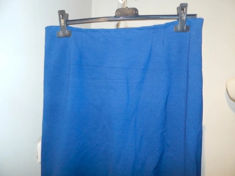 Missoni vorstelijk kobalt blauwe rok splitje achterkant IT44, Maat 38/40 (M), Zo goed als nieuw, Missoni, Onder de knie