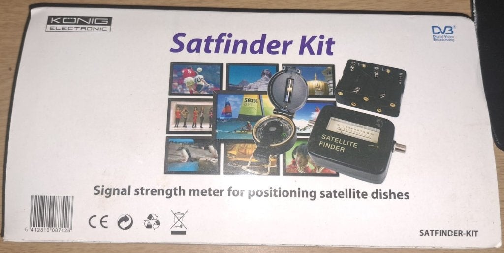 Konig Satfinder kit met aluminium statief, Ophalen of Verzenden, Zo goed als nieuw, (Schotel)antenne-accessoires, Overige merken