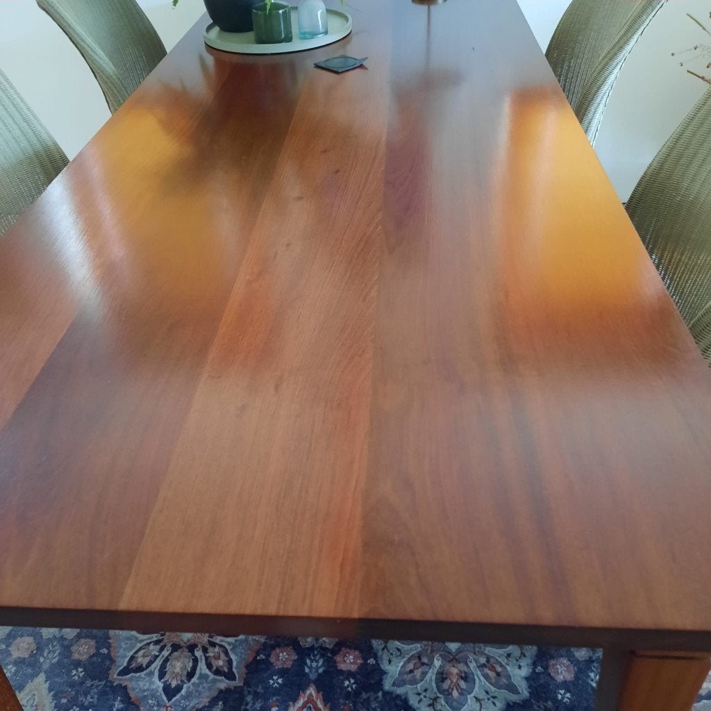 Eettafel, Ophalen, Strak, Gebruikt, 200 cm of meer