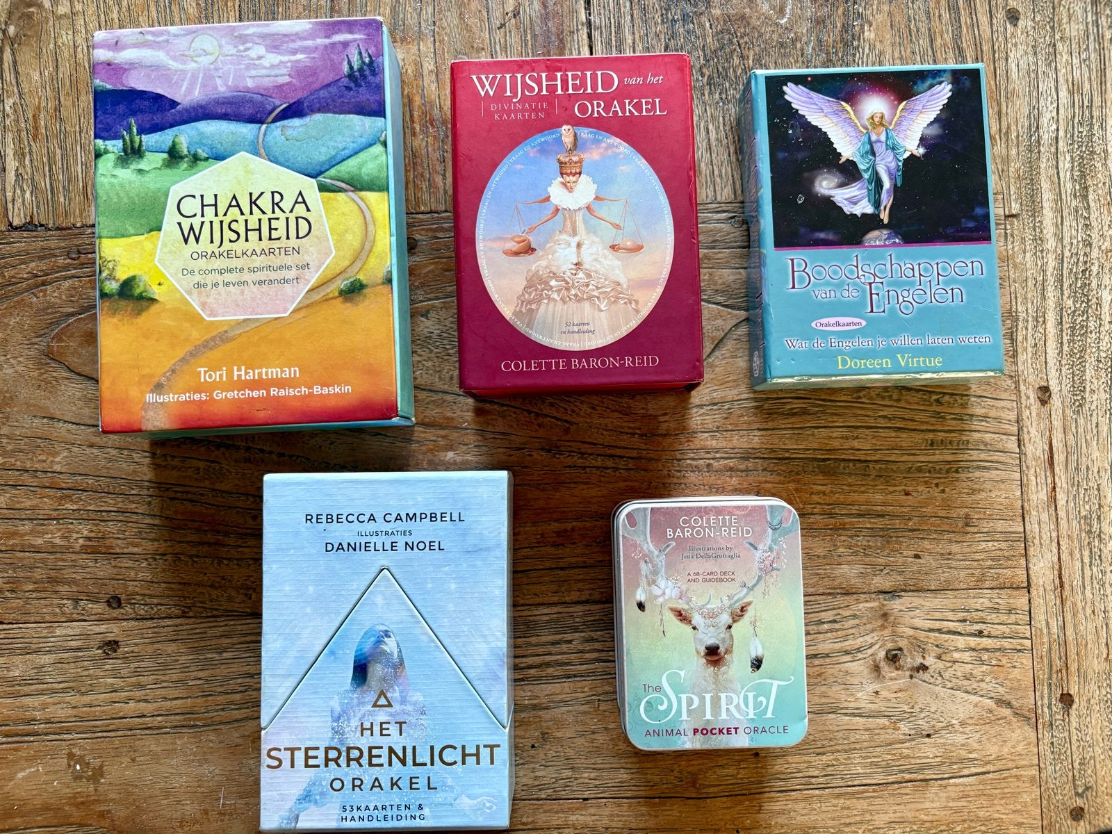5x Orakelkaartendecks - Set met korting, Boeken, Ophalen of Verzenden, Zo goed als nieuw, Tarot of Kaarten leggen, Overige typen