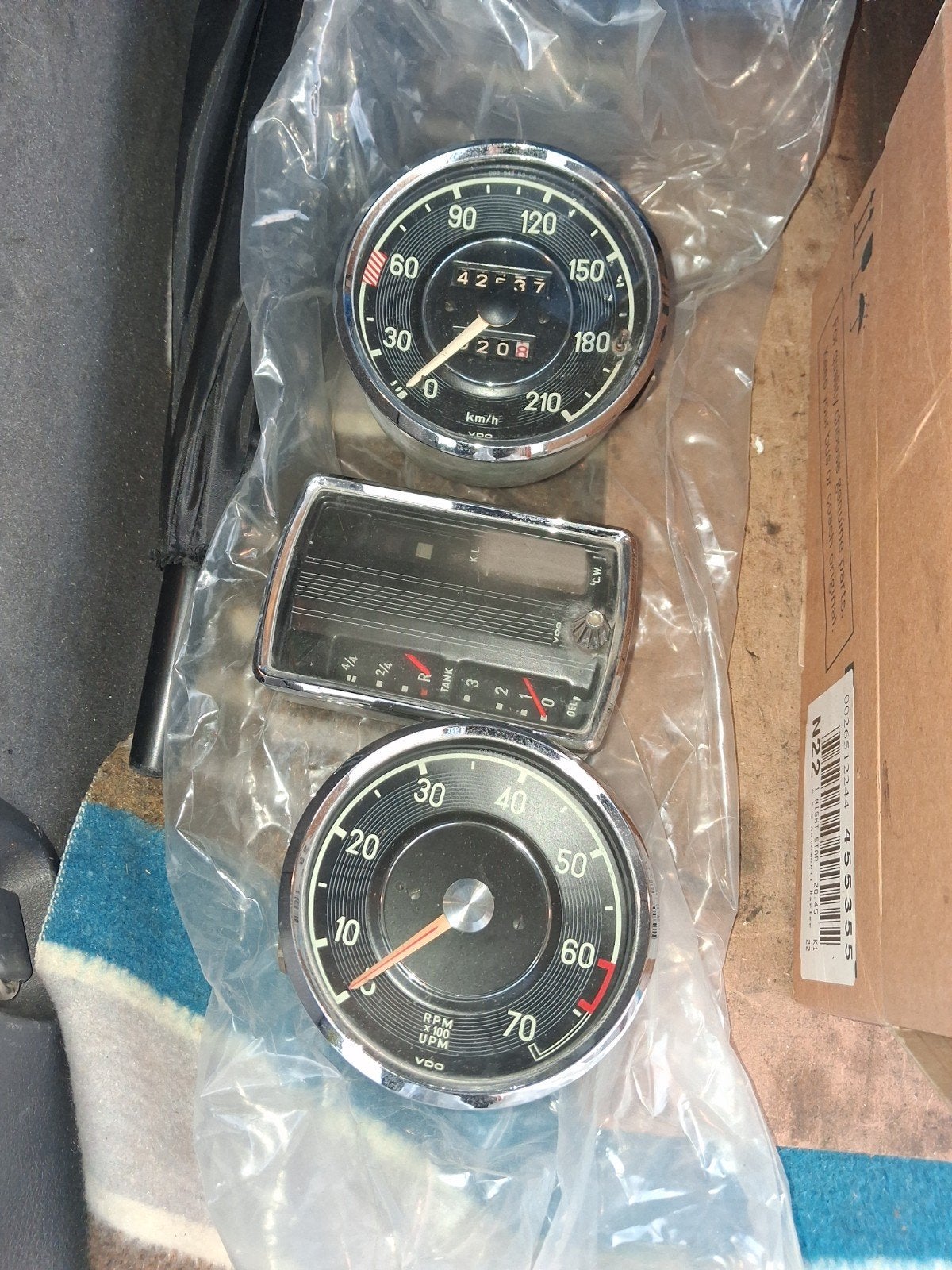 Mercedes w111 w112 coupe cabrio tacho set, Auto-onderdelen, Ophalen of Verzenden