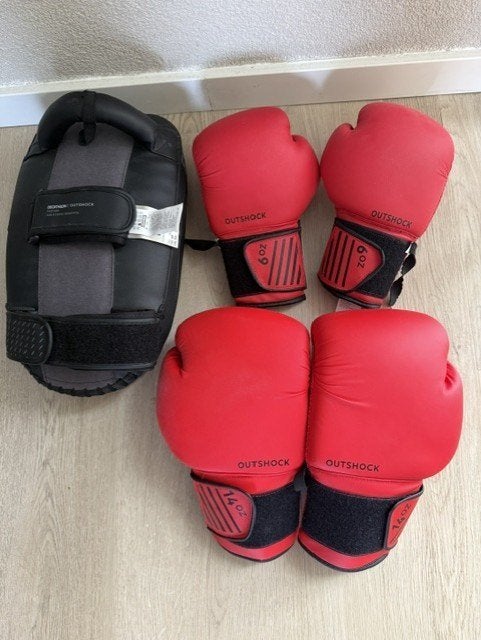 Decathlon Outshock boks spullen ZGAN, Sport en Fitness, Overige, Maat XS of kleiner, Vechtsportmateriaal, Ophalen of Verzenden