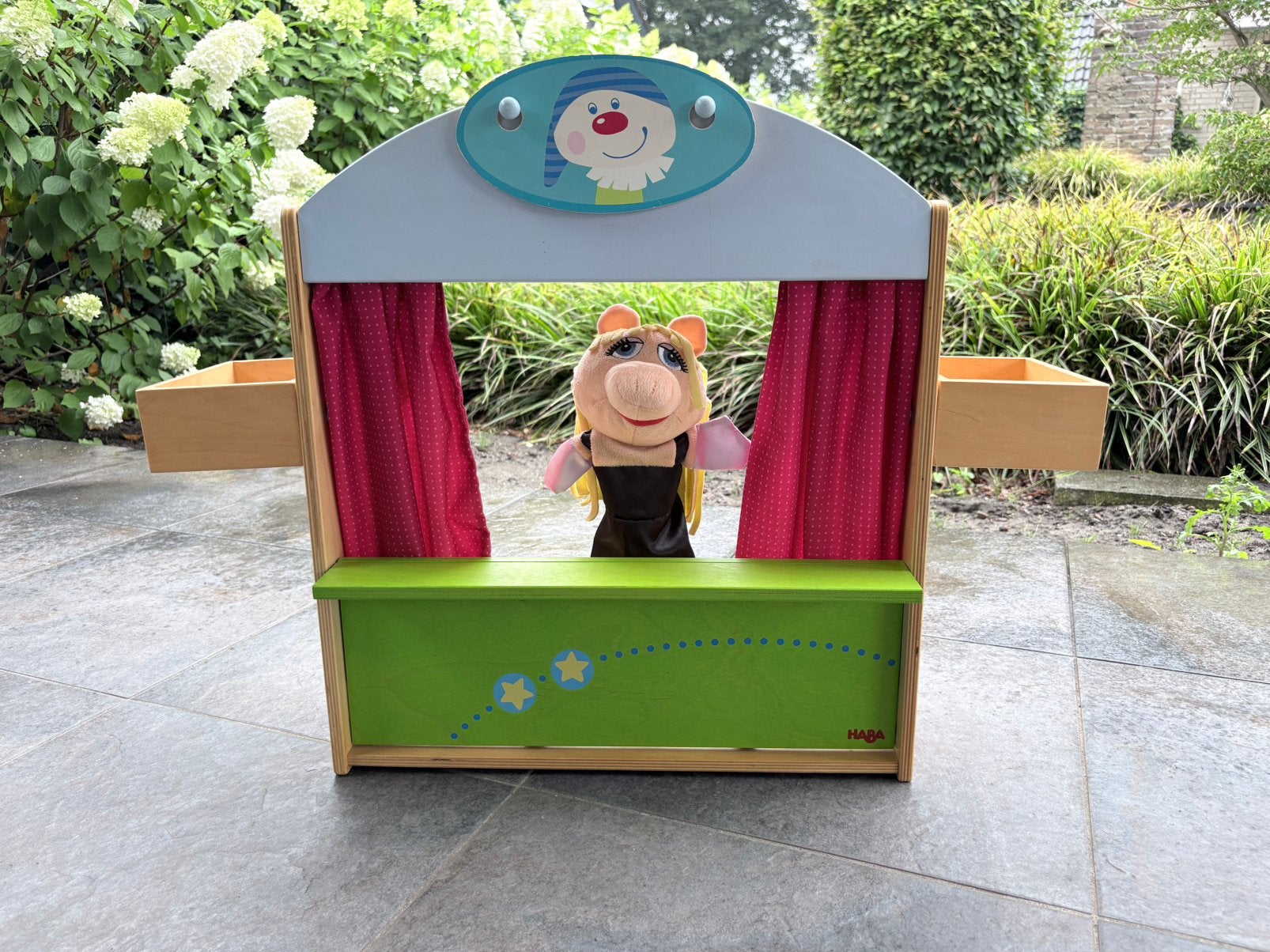 HABA houten mini-shop poppenkast, Ophalen, Poppenhuis, Haba, Haba