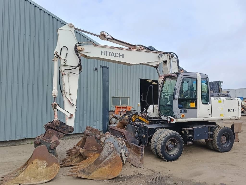 Hitachi ZX 180 W mobile excavator bagger graafmachine 18 T, Graafmachine