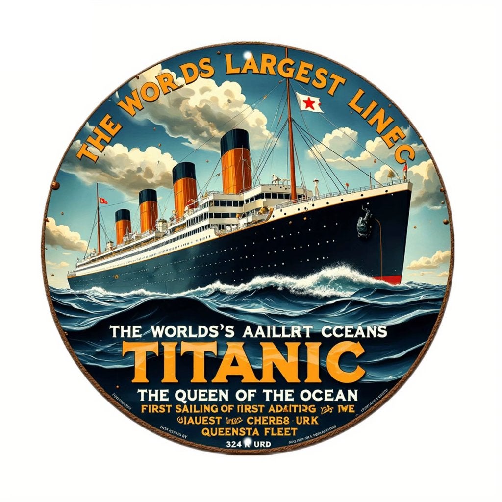 Titanic Wandplaat, Verzenden, Nieuw, Wandbord of Wandpaneel