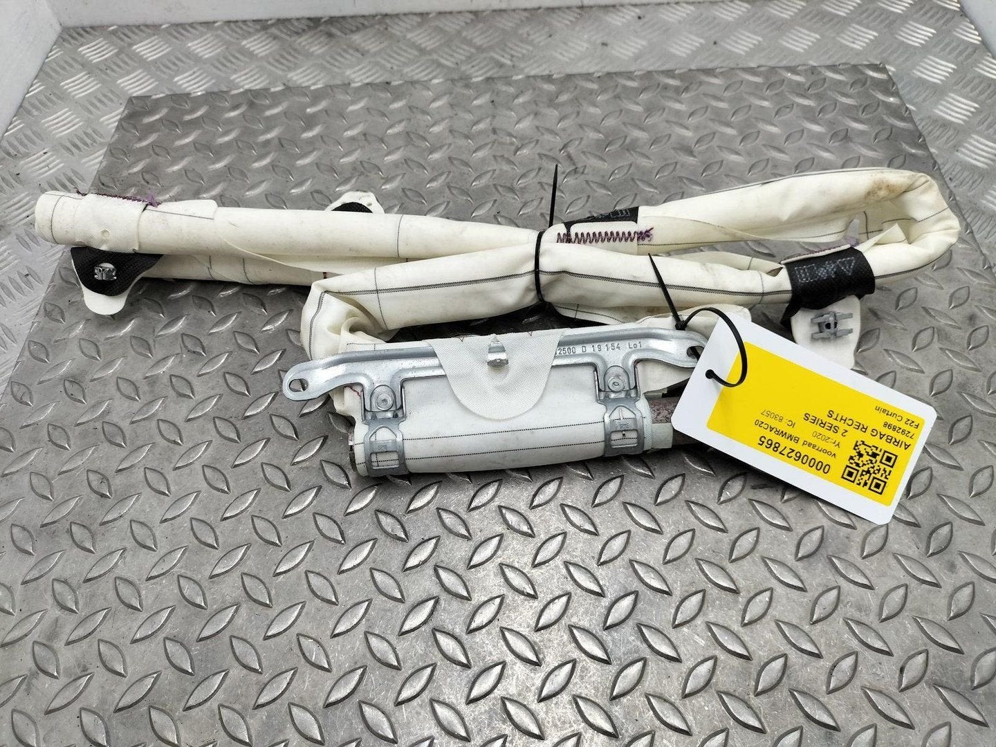 BMW 2 SERIES AIRBAG RECHTS 72127292898, 7292898 2020, Ophalen of Verzenden, Gebruikt, Stiba lid