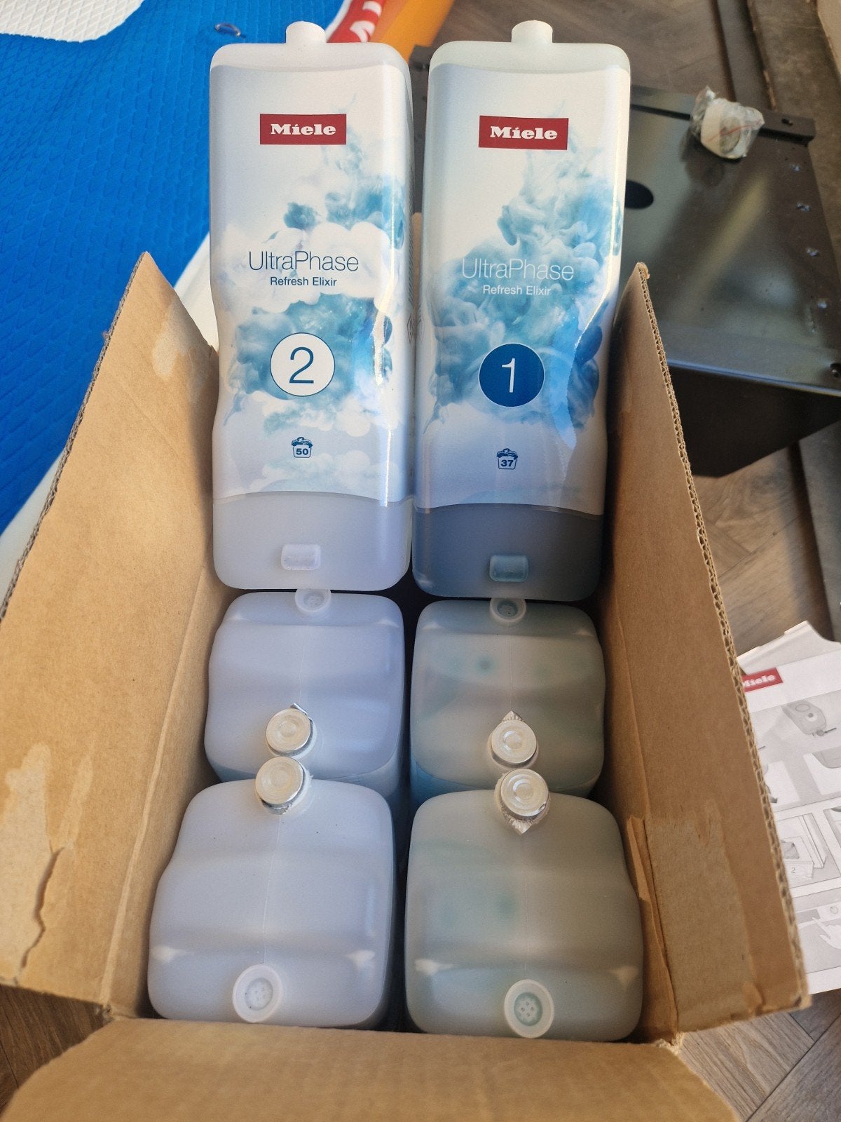 Miele UltraPhase 1 & 2 Refresh Elixir wasmiddel (6 stuks), Ophalen of Verzenden, Nieuw