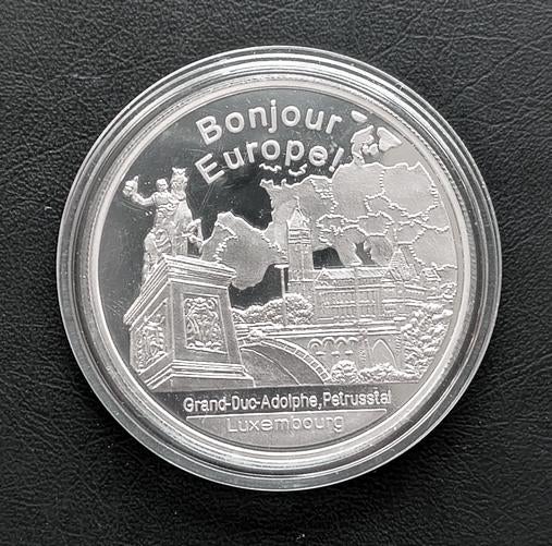 Luxemburg Bonjour Europe 1 ounce zilver proof, Verzenden, Zilver