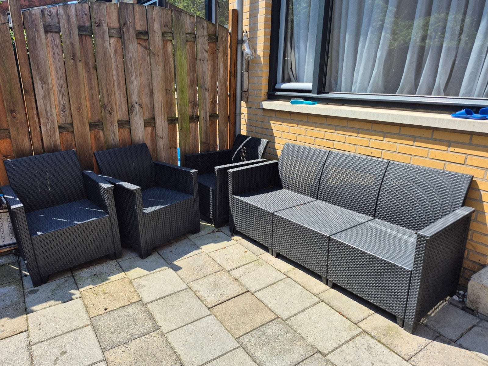 Tuinset voor 6 personen, Ophalen, Gebruikt