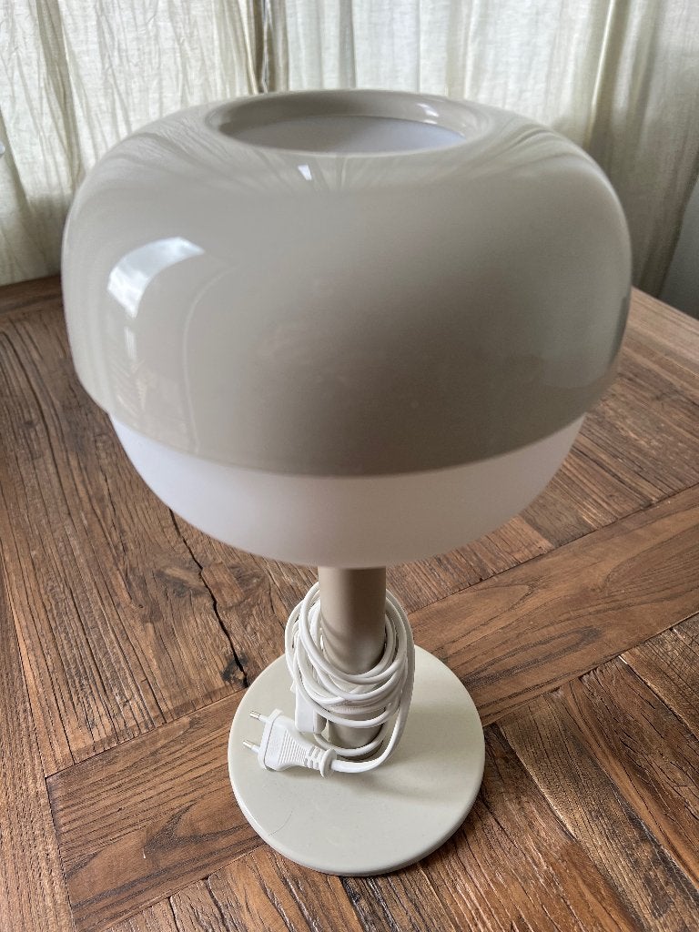 IKEA BLÅSVERK table lamp / tafellamp, beige, 36 cm, Huis en Inrichting, Lampen | Hanglampen, Ophalen of Verzenden, Nieuw, Minder dan 50 cm