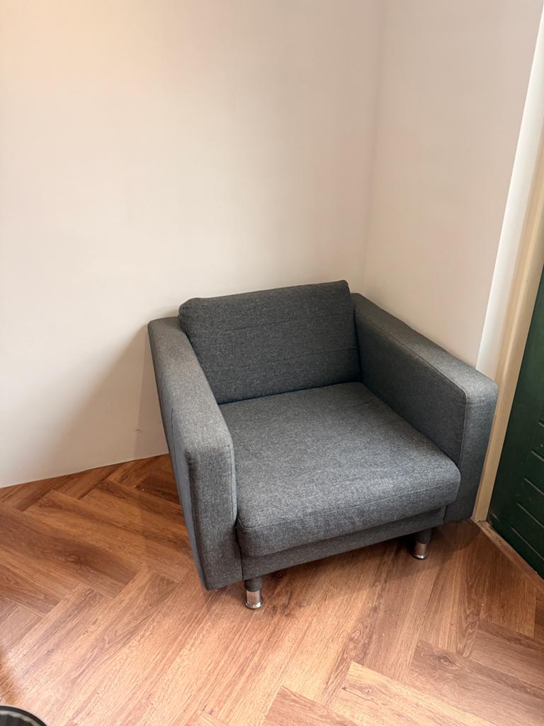 Landskrona stoel ikea, Ophalen, Eenpersoons, 75 tot 100 cm, Zo goed als nieuw