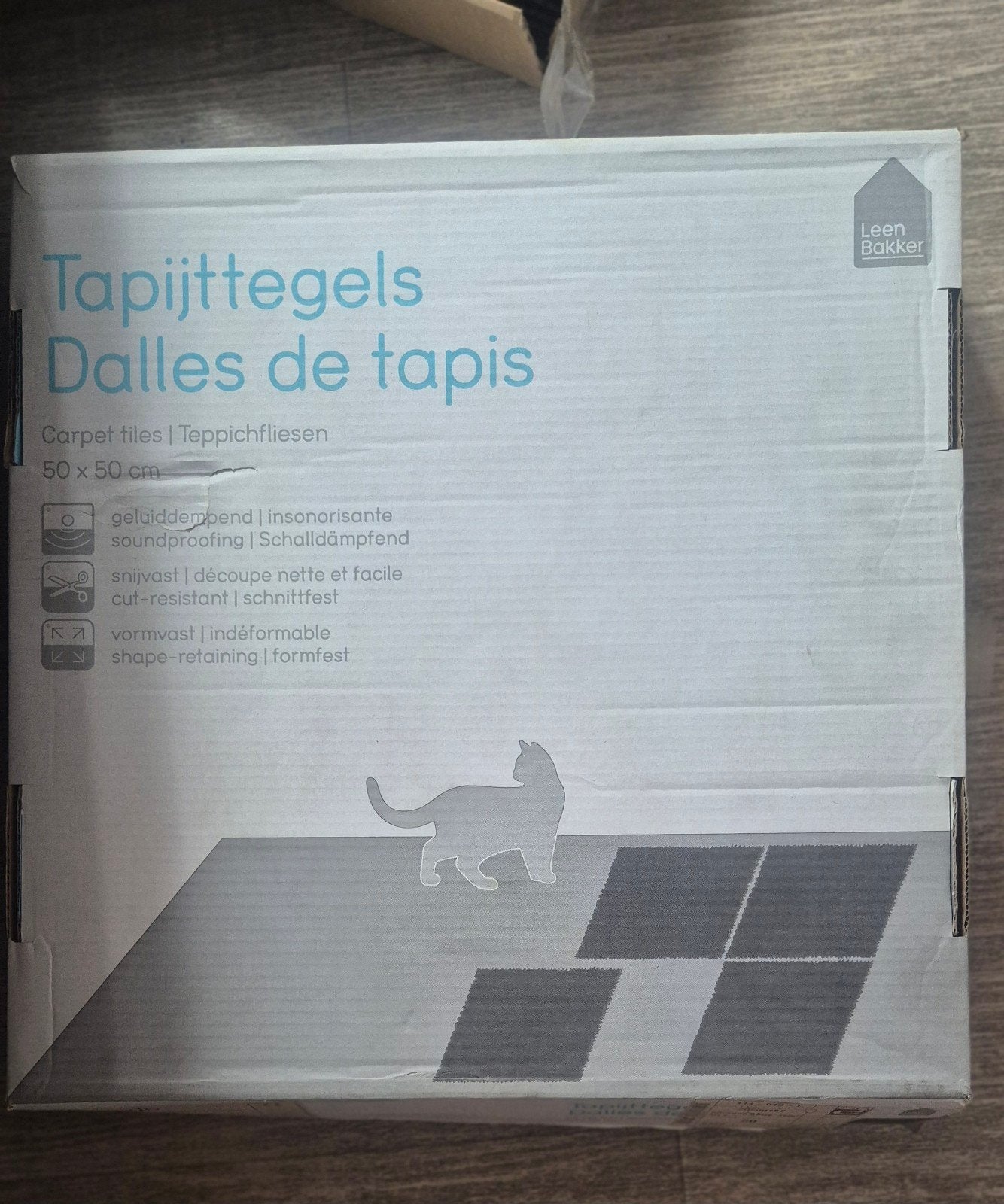 Tapijttegels donkergrijs – 40 m², Huis en Inrichting, Stoffering | Vloerbedekking, Nieuw, Ophalen of Verzenden, 25 tot 50 m², Tapijttegels