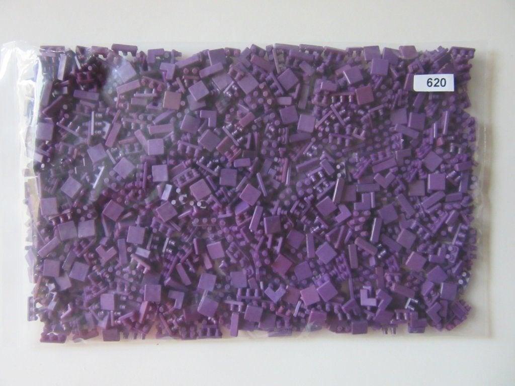 620, paars ministeck, zakje 100 gram, Nachtvlinder100, Gebruikt, Ophalen of Verzenden, Losse ministeck of Strip