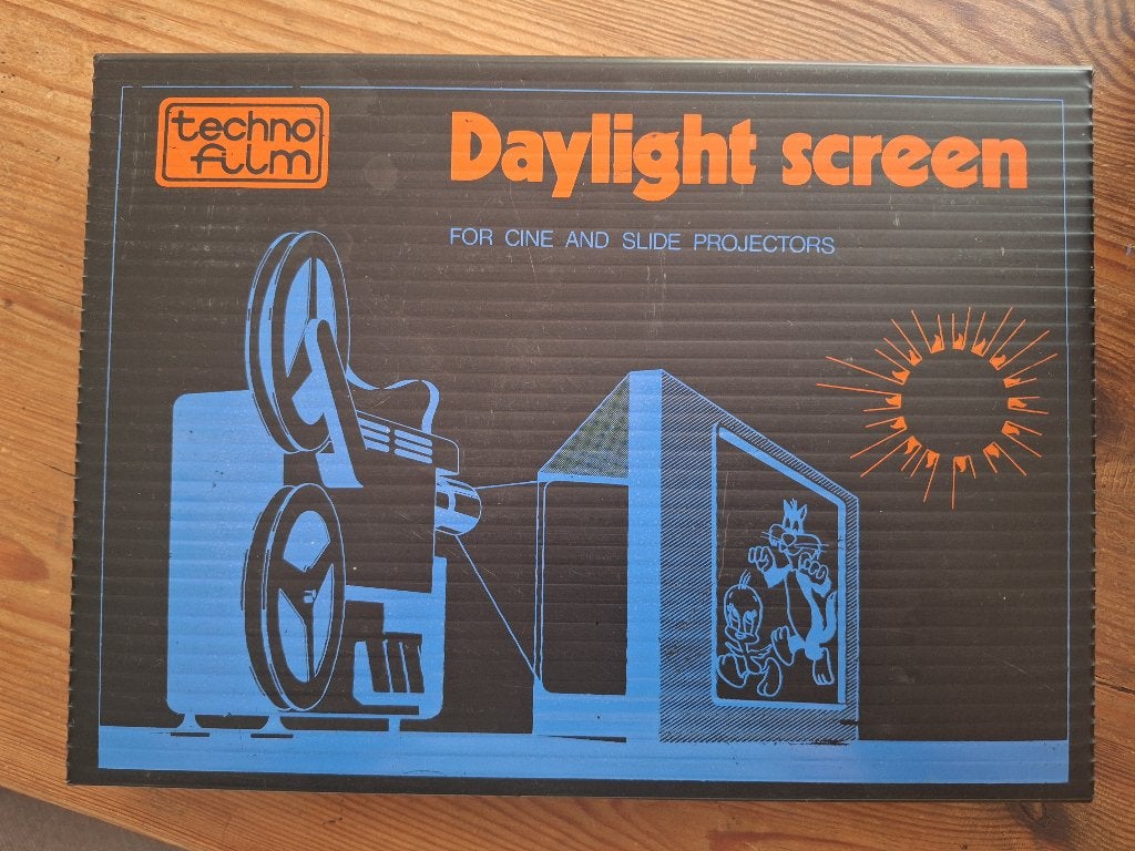 DAGLICHT SCHERM VOOR DIA'S/FILM, Ophalen, Zo goed als nieuw