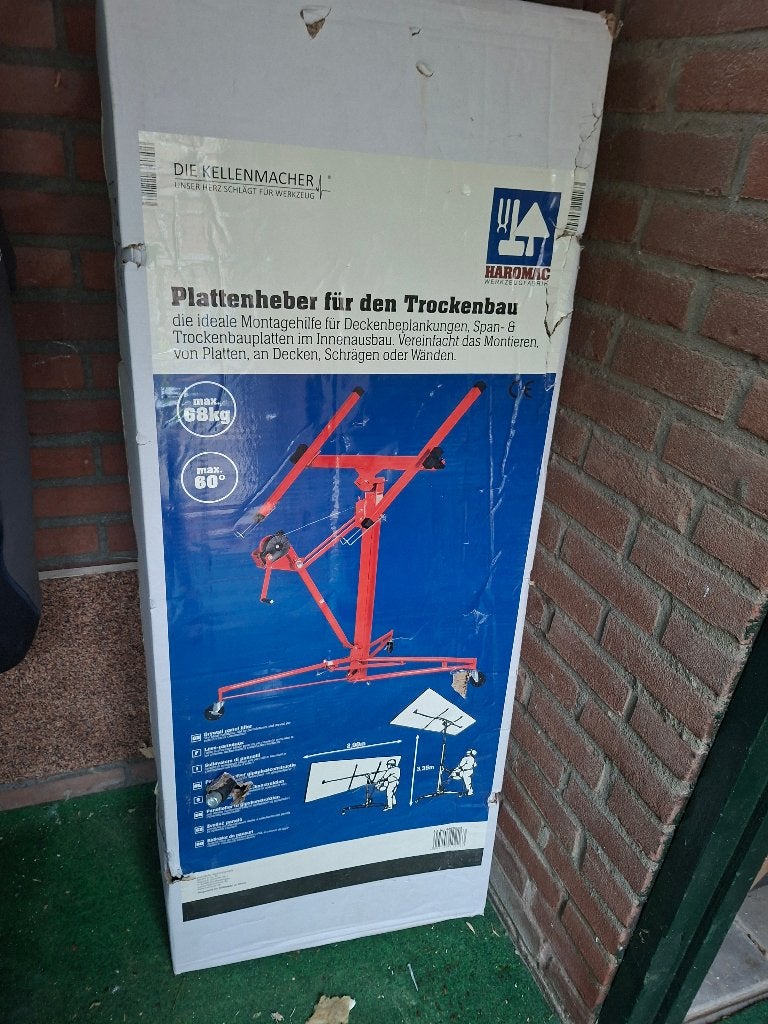 Platenlift te huur – vanaf €10 | HAROMAC 125–335 cm, Doe-het-zelf en Verbouw, Ophalen, Zo goed als nieuw, Handmatig