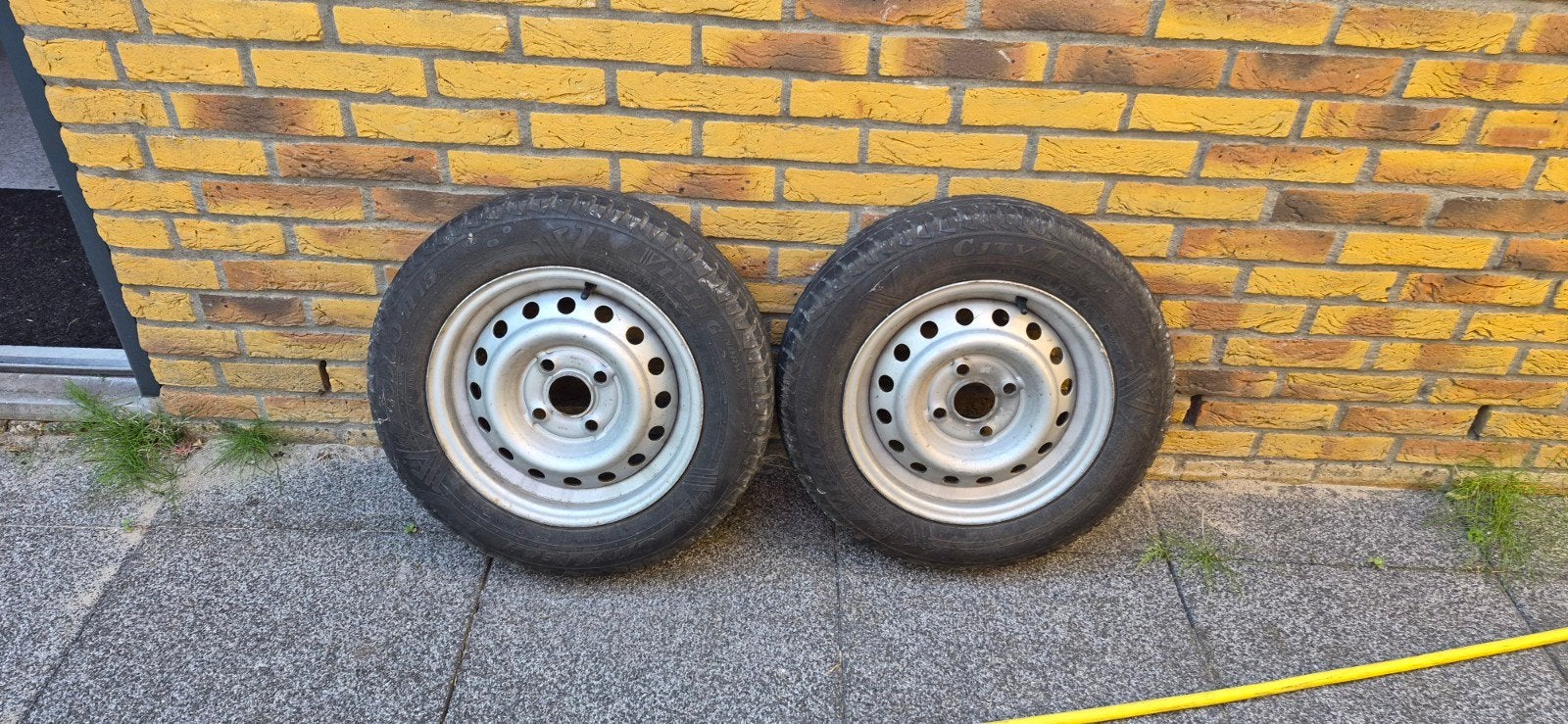 Viking Citytech 130/80 R13 band met velg, Ophalen, Gebruikt