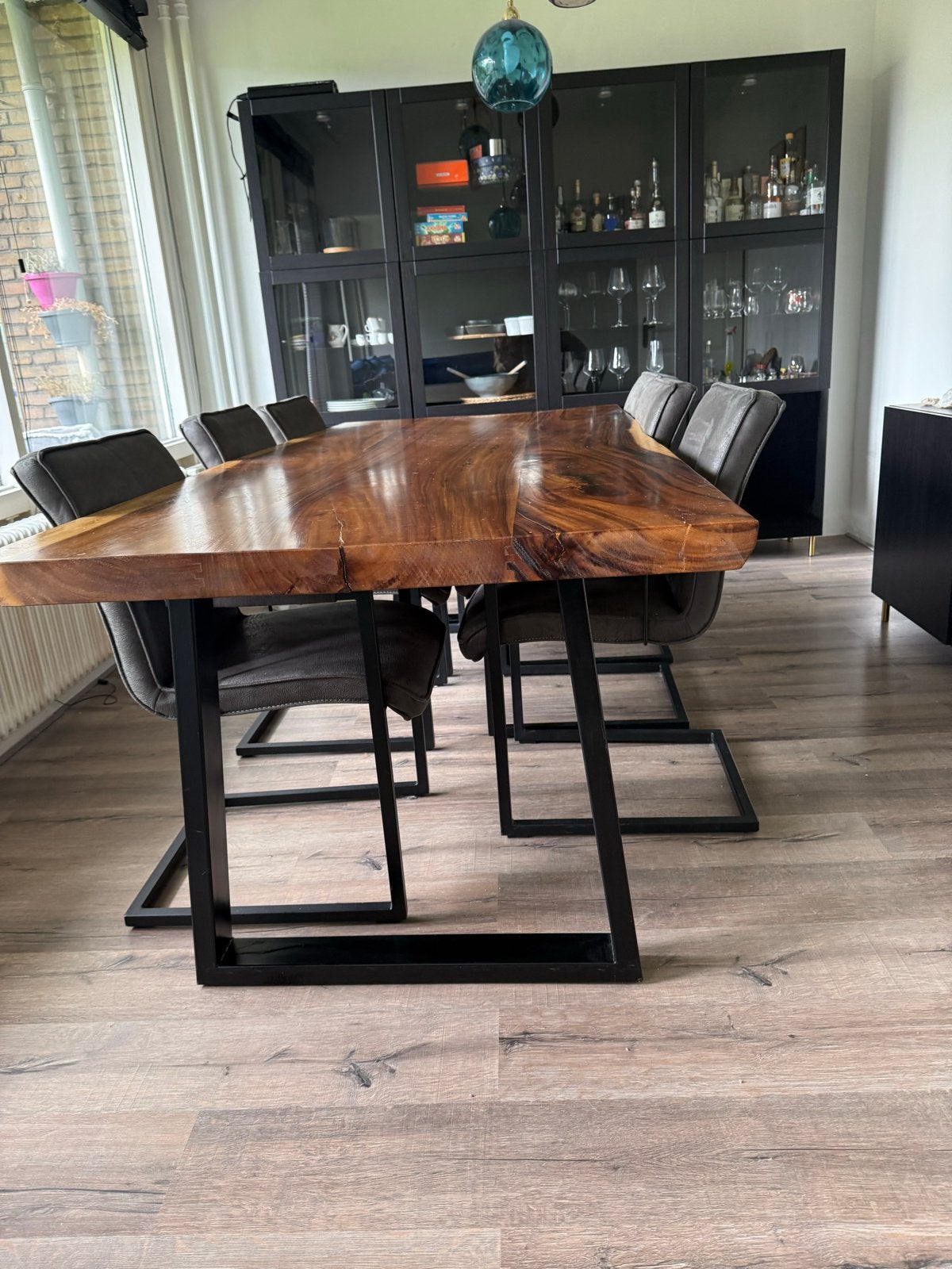 Boomstamtafel, Ophalen, Gebruikt, 50 tot 100 cm, 150 tot 200 cm