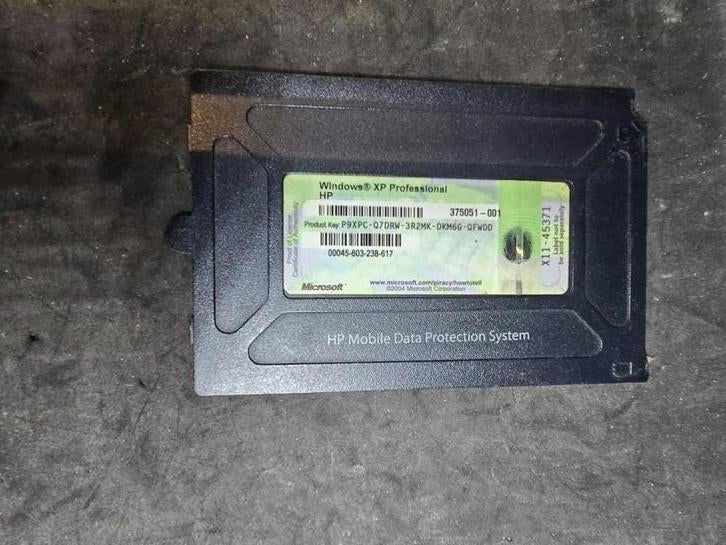 HP Mobile Data Protection System met Windows XP Pro licentie, Ophalen of Verzenden
