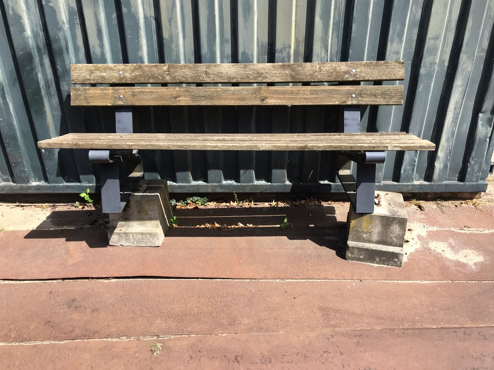Tuinbank, Ophalen, Gebruikt, Hout