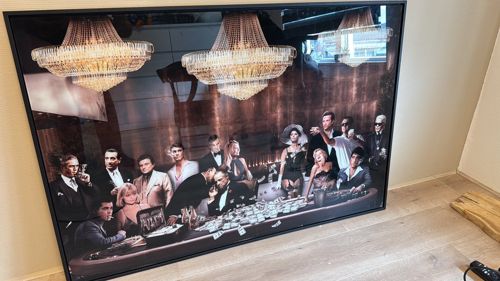 Glas schilderij Wallfield, Ophalen, Zo goed als nieuw, Schilderij, 100 tot 125 cm