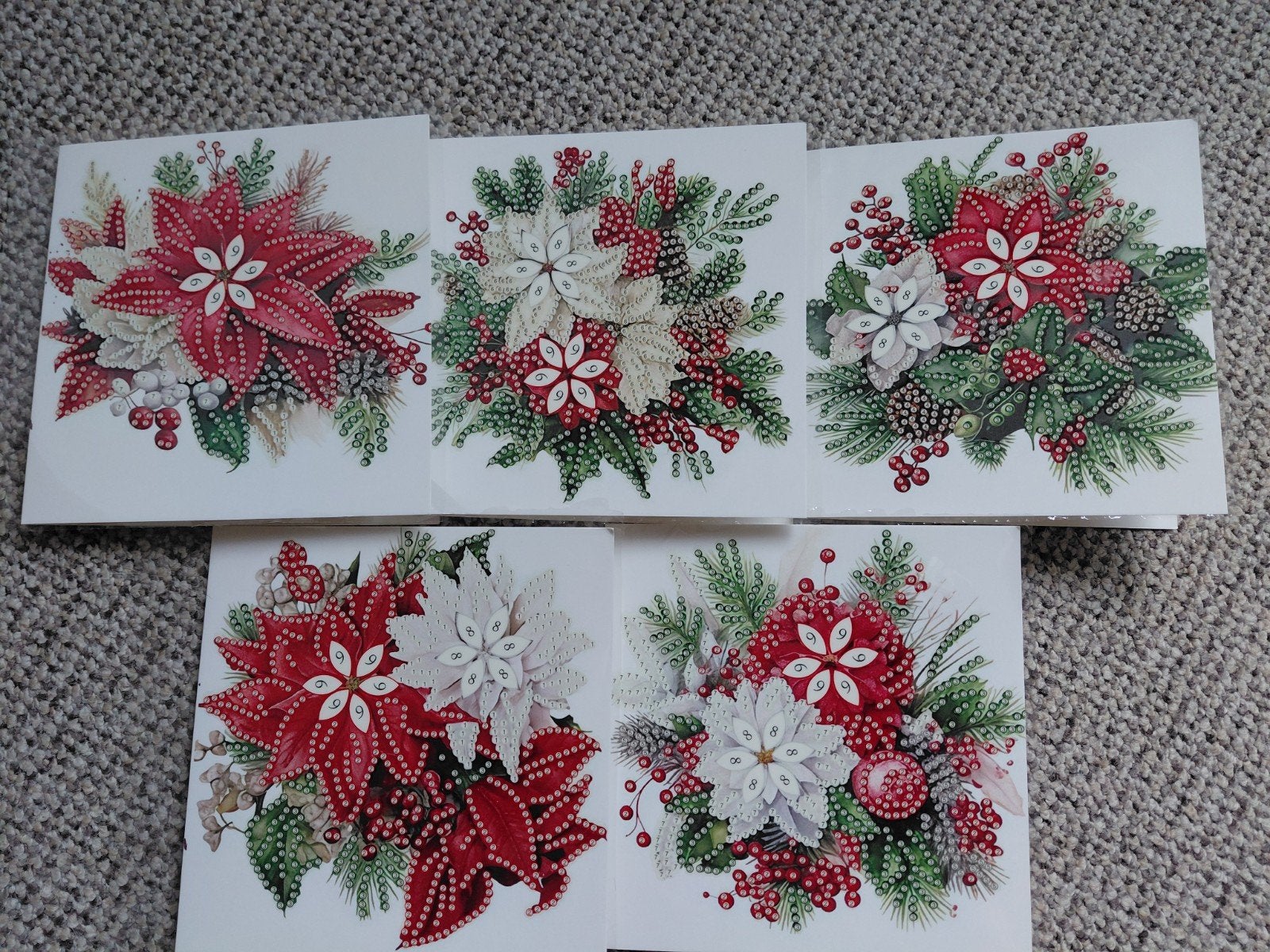 Diamond painting kerstkaarten, Ophalen of Verzenden, Nieuw, Kerst, Overige typen