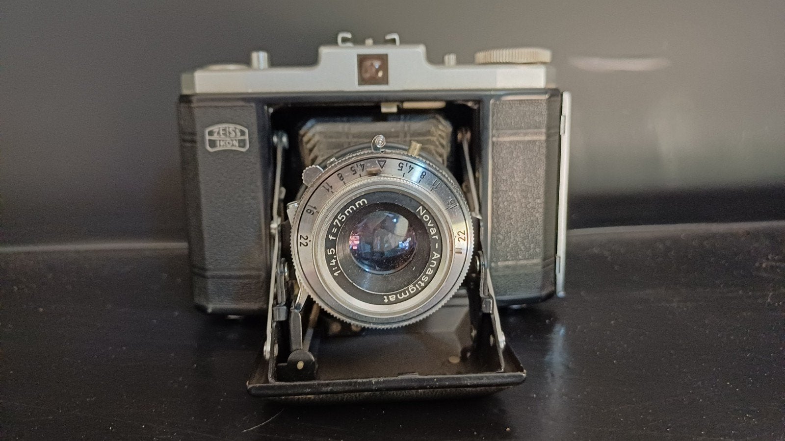 Vintage Zeiss Ikon Nettar 517/16 Balgcamera - Gebruikt, Ophalen of Verzenden, Zo goed als nieuw, Overige Merken