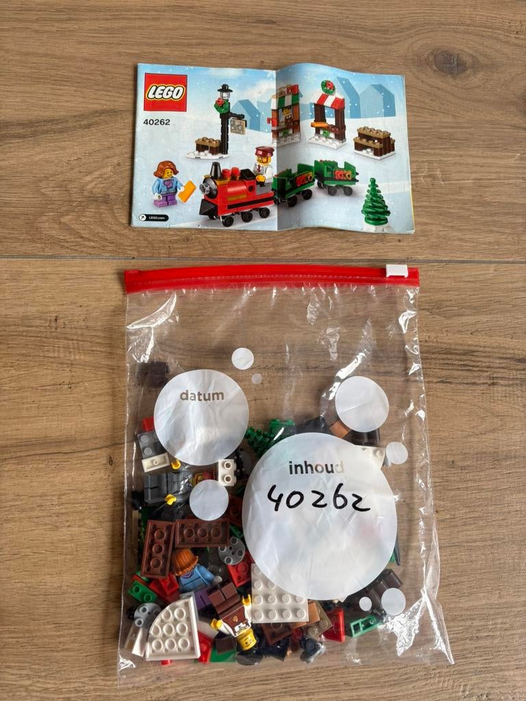 LEGO 40262 Kerstmis Treinrit, Ophalen of Verzenden, Zo goed als nieuw, Complete set, Lego