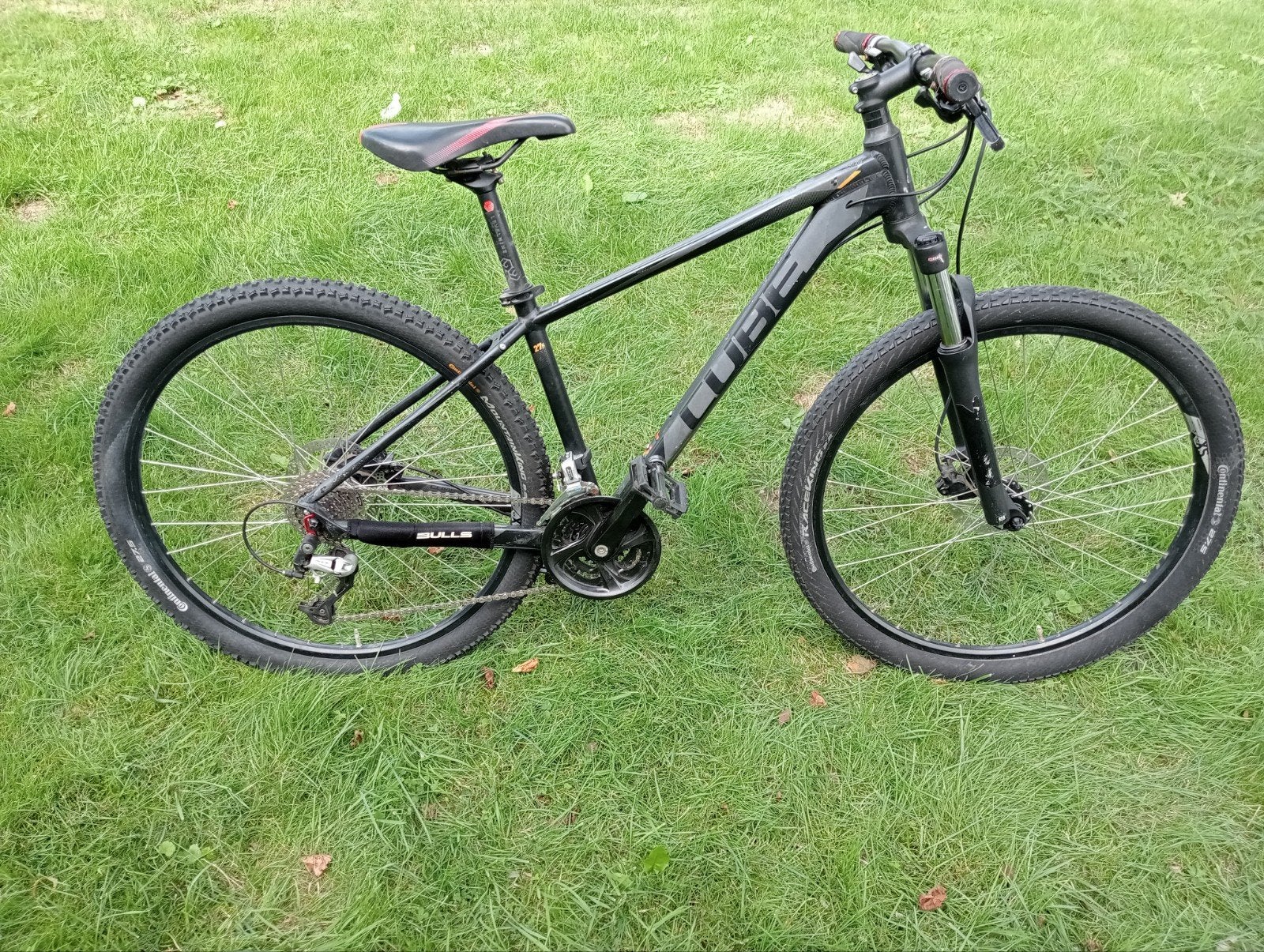 mooie cube aim mountainbike maat xs