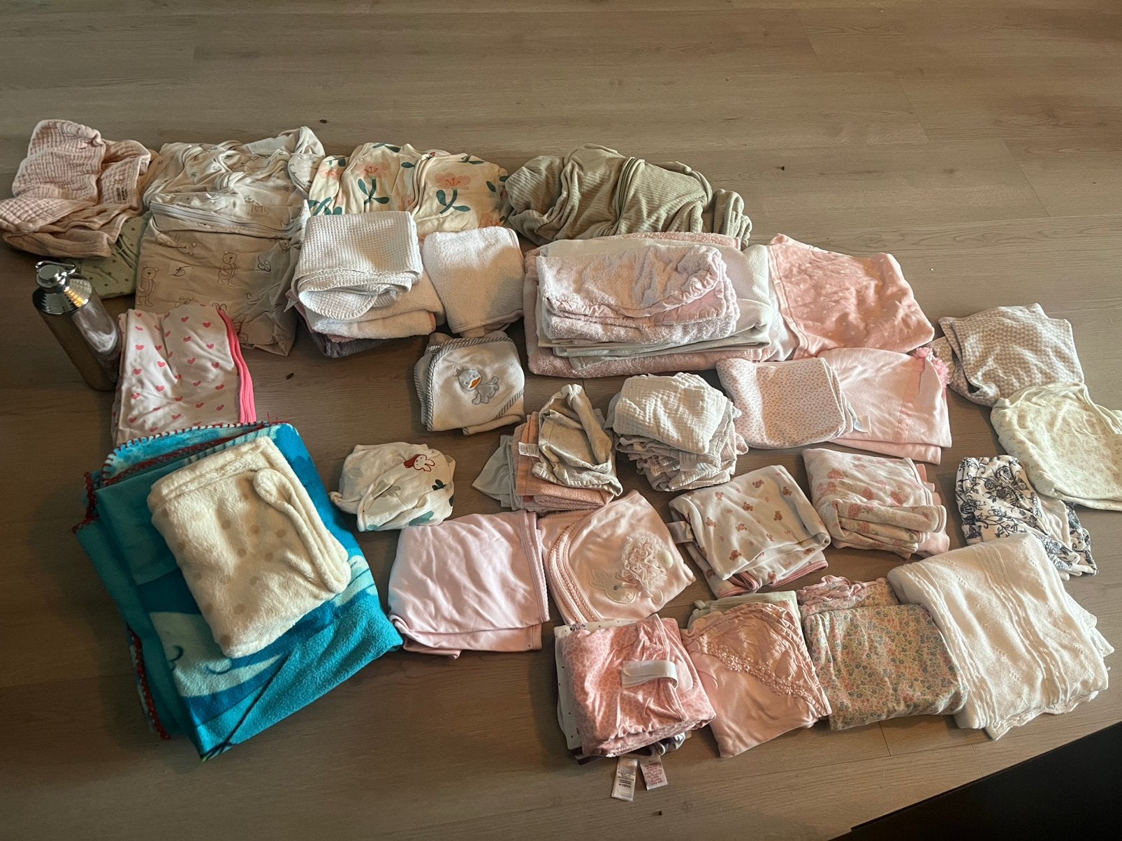 Groot baby uitzet pakket – 48 stuks + warmtekruik, Ophalen of Verzenden, Gebruikt, Jongetje of Meisje, Pakje
