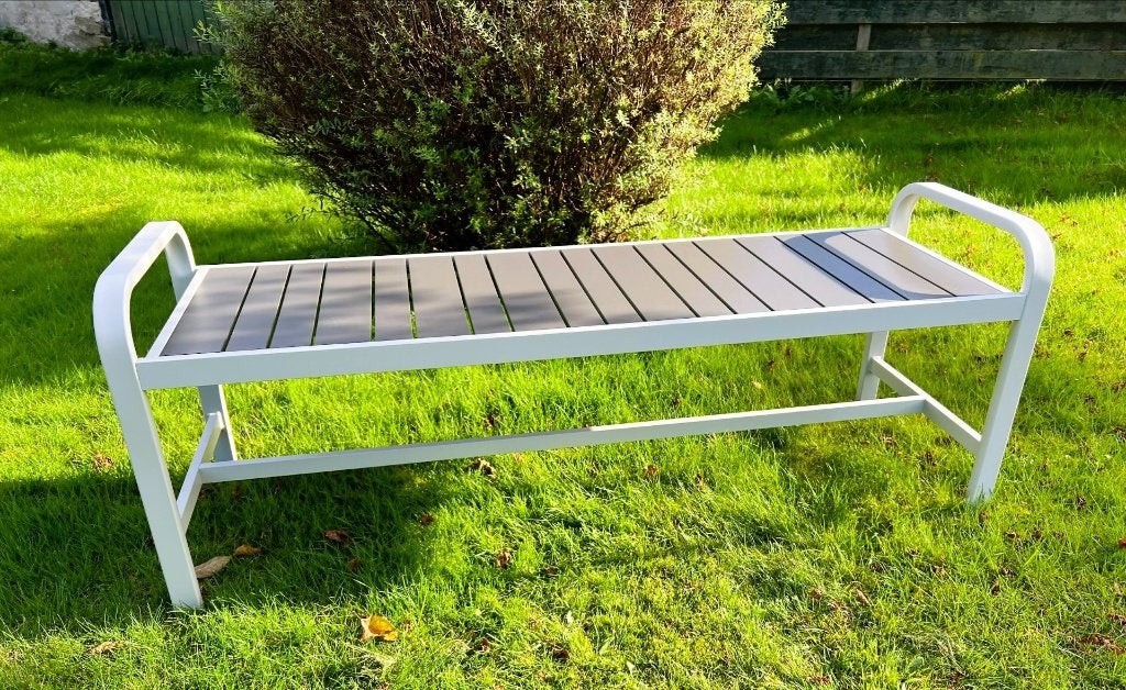 prachtig tuin/binnen bankje, Ophalen, Zo goed als nieuw, Overige materialen