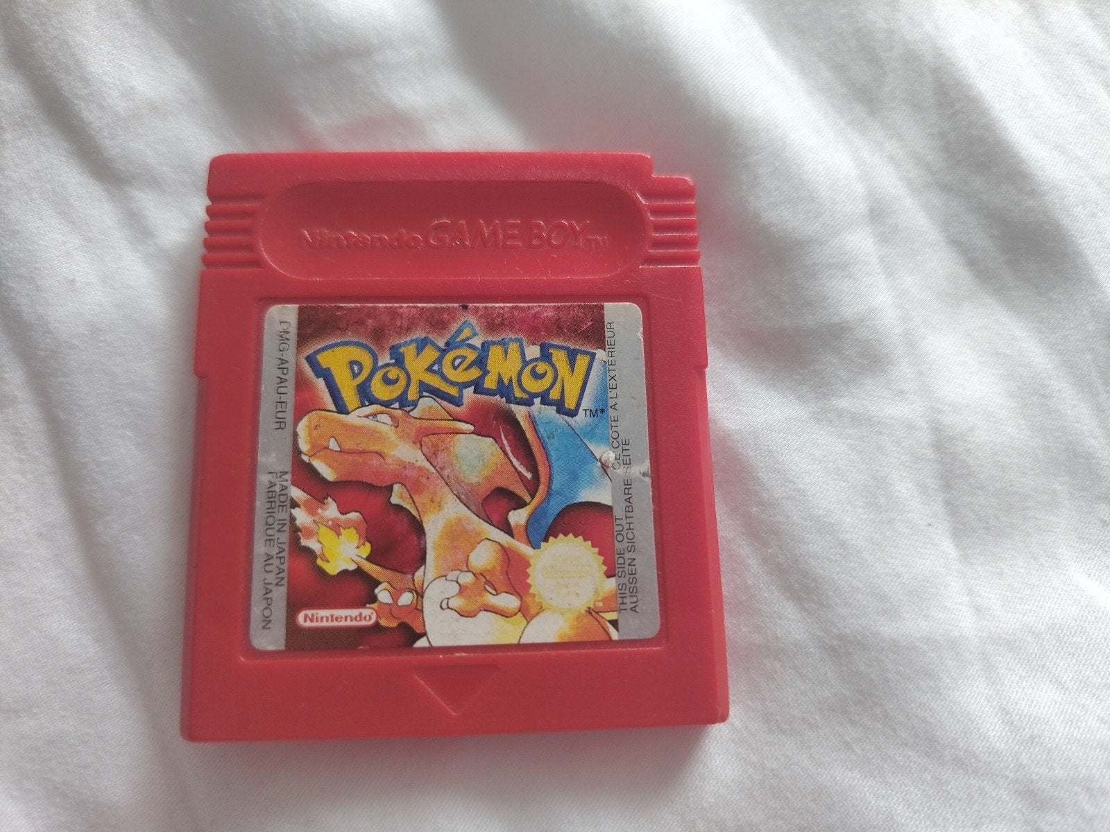Pokémon Red Game Boy - batterij werkend, Gebruikt, 1 speler, Ophalen of Verzenden, Role Playing Game (Rpg)