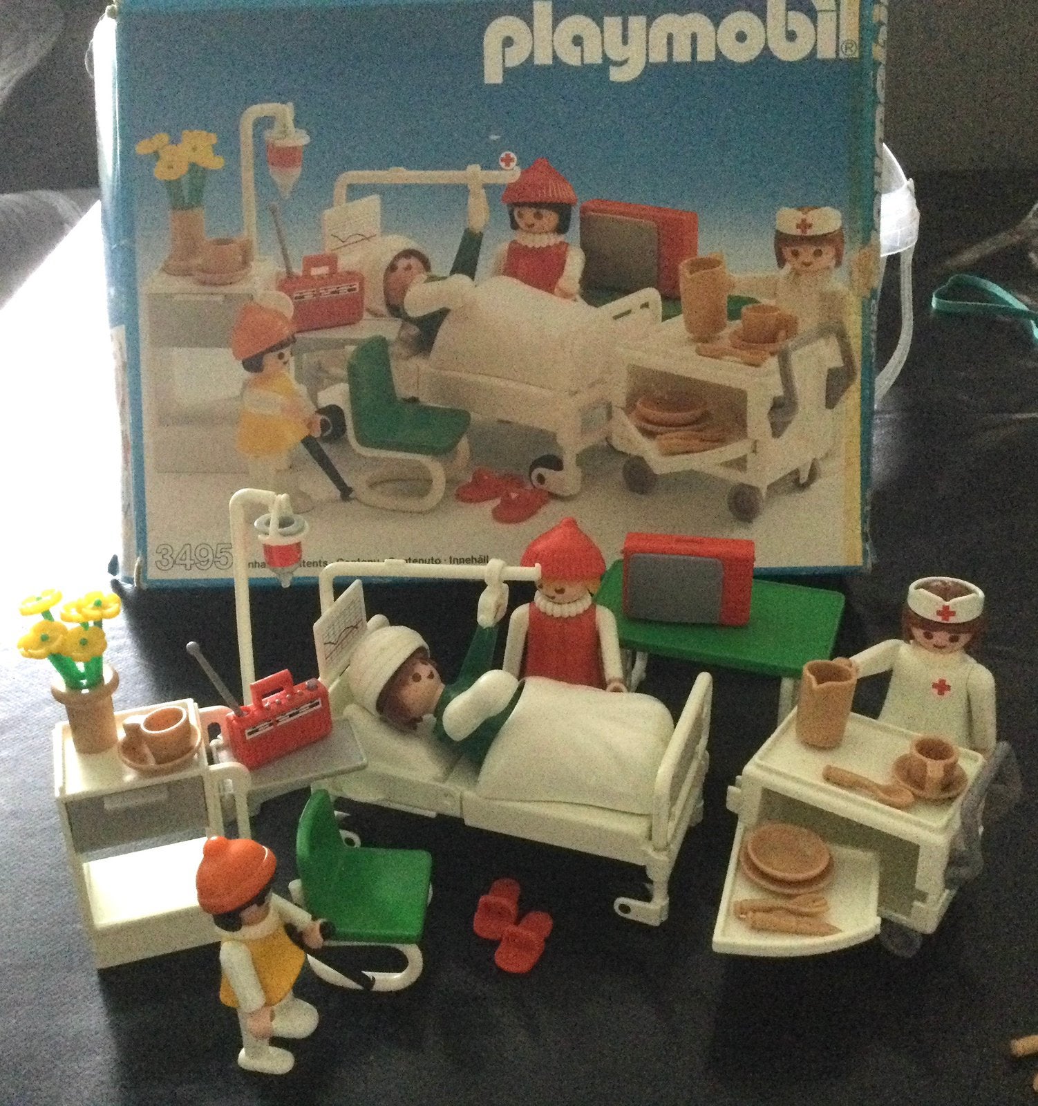 Playmobil 3495 Ziekenhuiskamer (uit 1984), Ophalen, Gebruikt