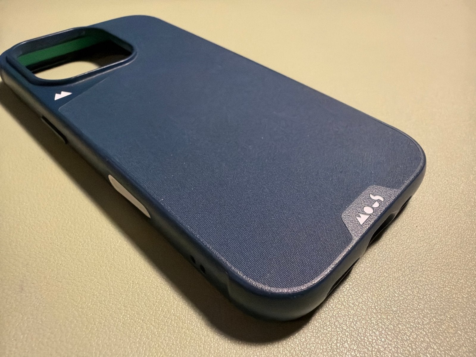 Mous Marine Protective Hoesje - Limitless - iPhone 16 Pro, IPhone 16 Pro, Overige merken, Blauw, Hoesje of Tasje