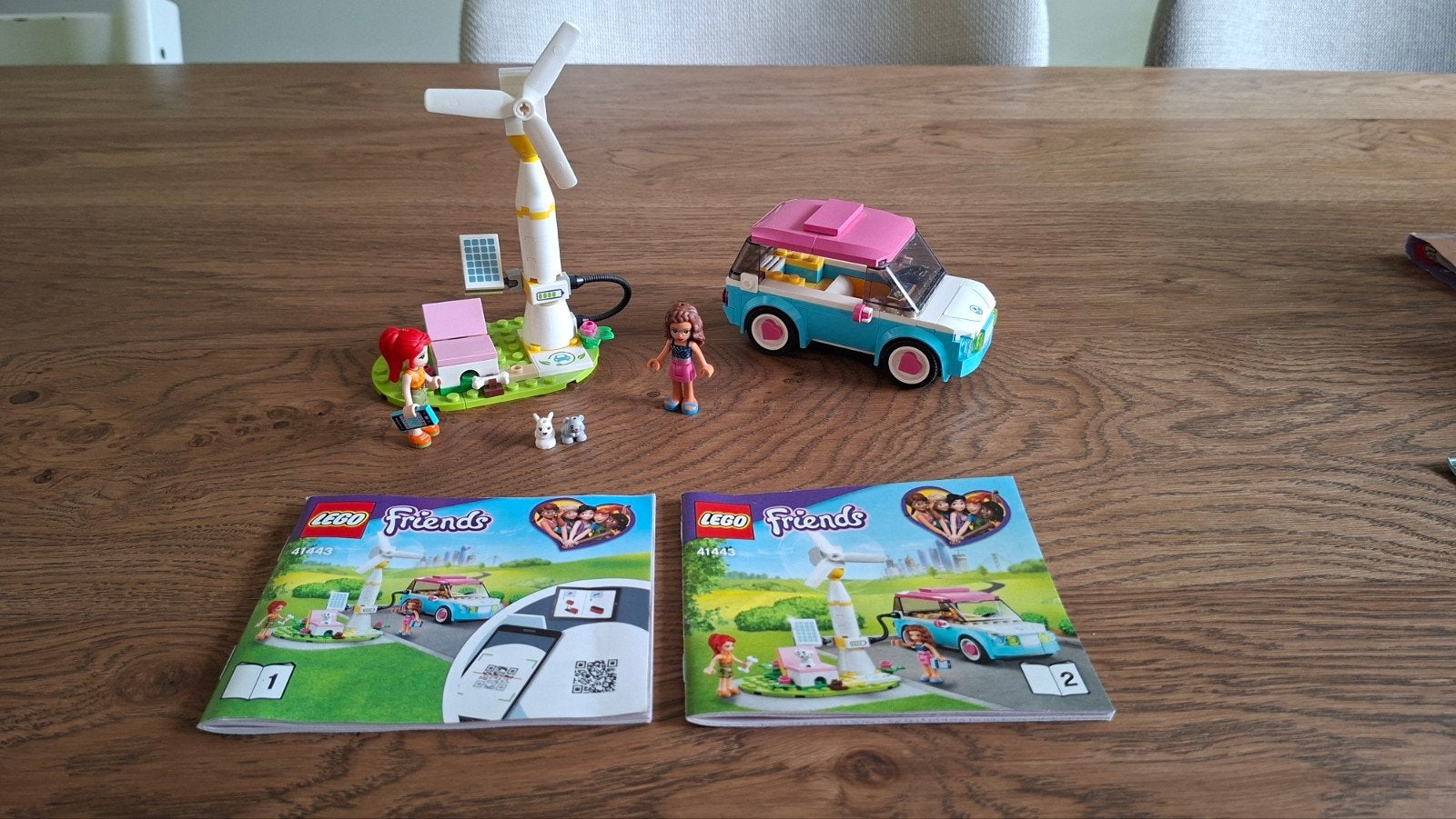 Lego Friends 41443 Olivia's elektrische auto, Ophalen, Lego, Friends, Zo goed als nieuw