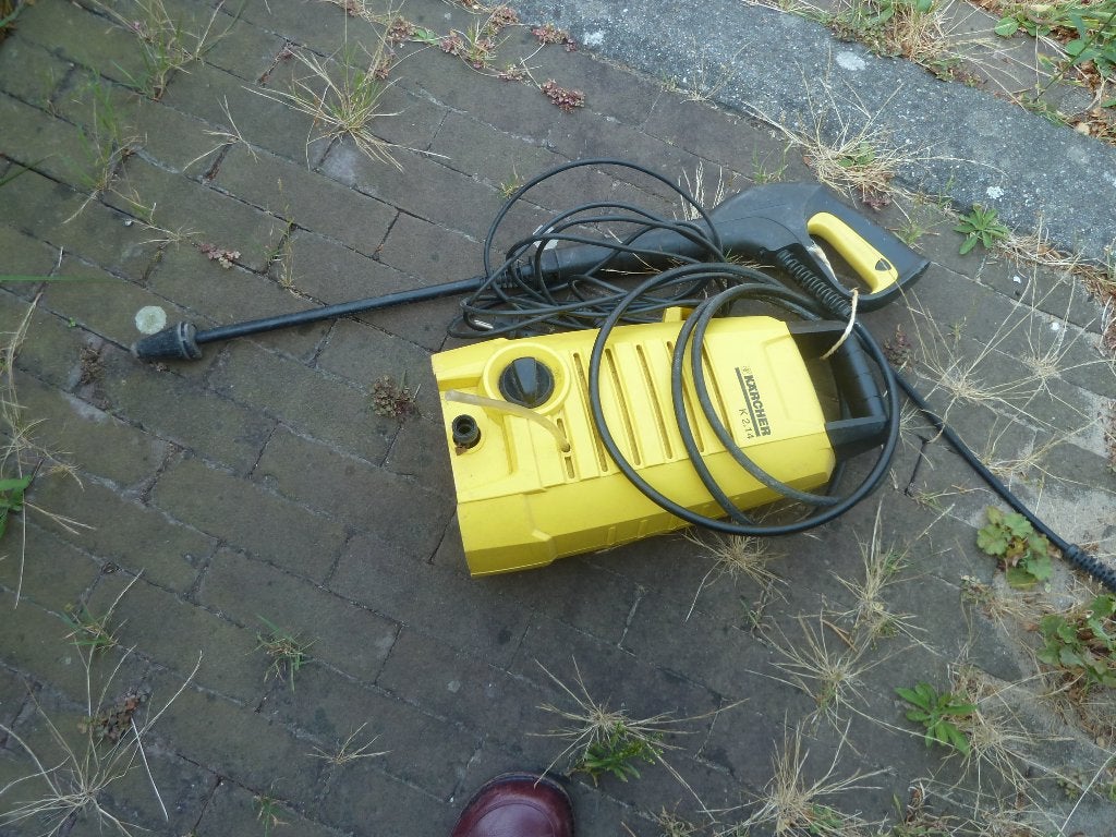 Kärcher hogedrukspuit K 2.14, Tuin en Terras, Hogedrukreinigers, Ophalen, Gebruikt, Elektrisch, Karcher K2