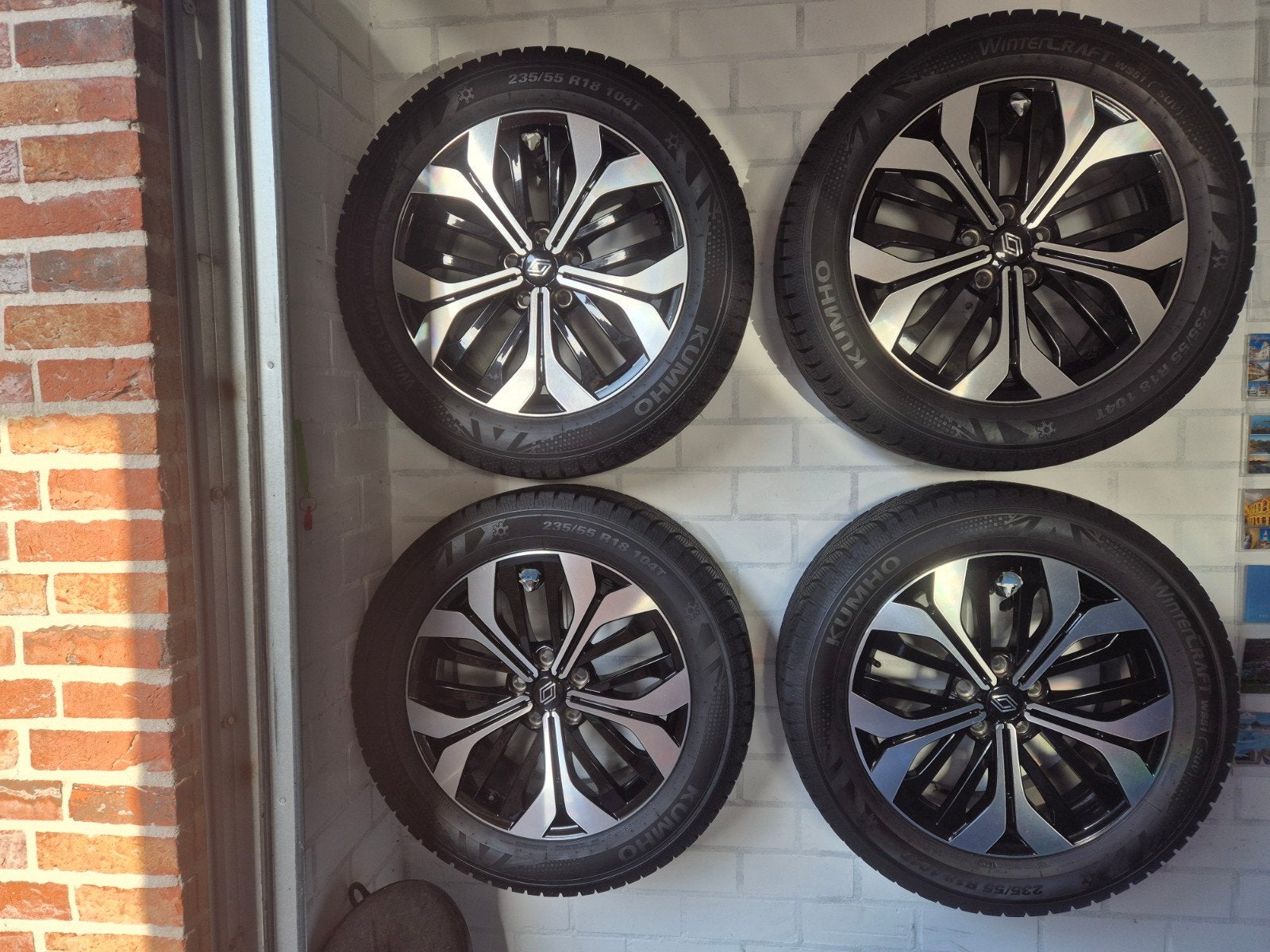 Renault austral Originele 18 inch velgen met winterbanden, Ophalen, 18 inch, Gebruikt, Banden en Velgen