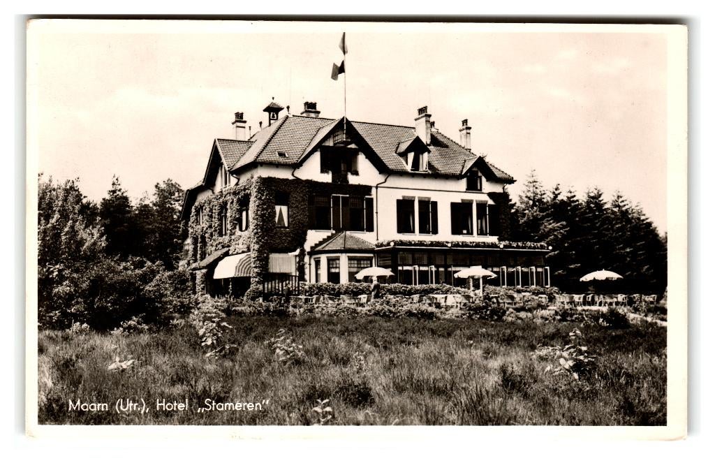 Maarn, Hotel "Stameren" Lees beschrijving, Verzenden, 1940 tot 1960, Gelopen, Utrecht