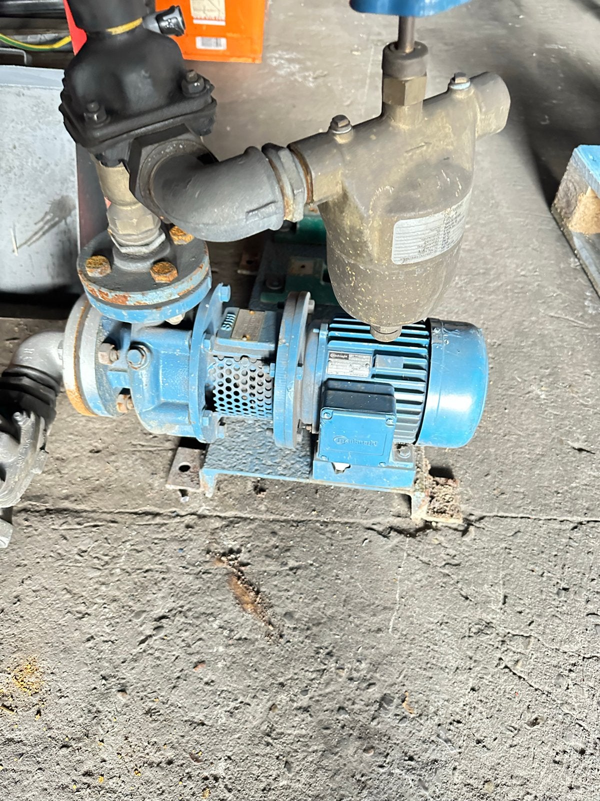 Sihi waterpomp met krachtstroommotor (Bauknecht), Ophalen of Verzenden