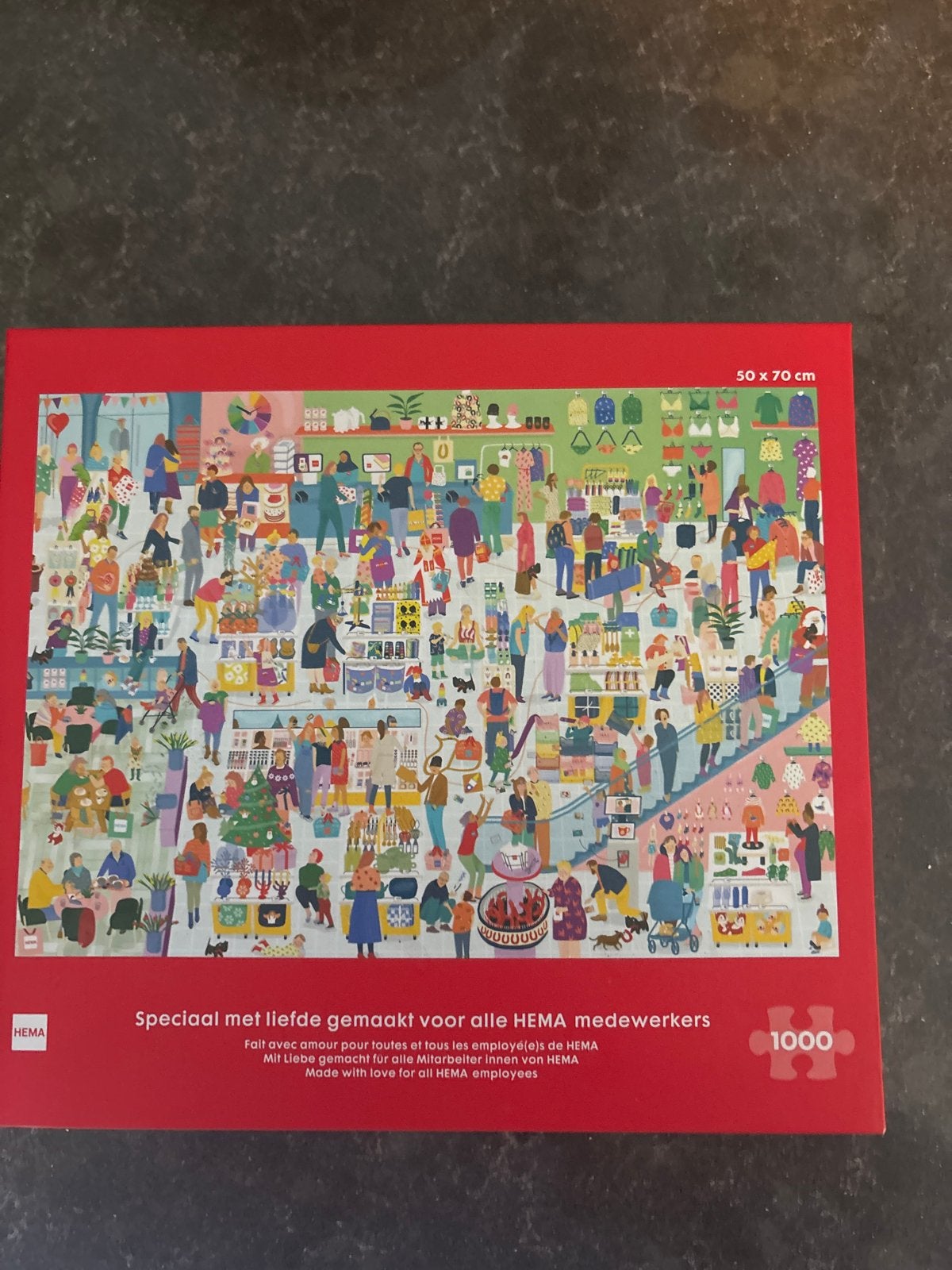 HEMA Puzzel 1000 stukjes nieuw in doos, Ophalen of Verzenden, 500 t/m 1500 stukjes, Nieuw, Legpuzzel