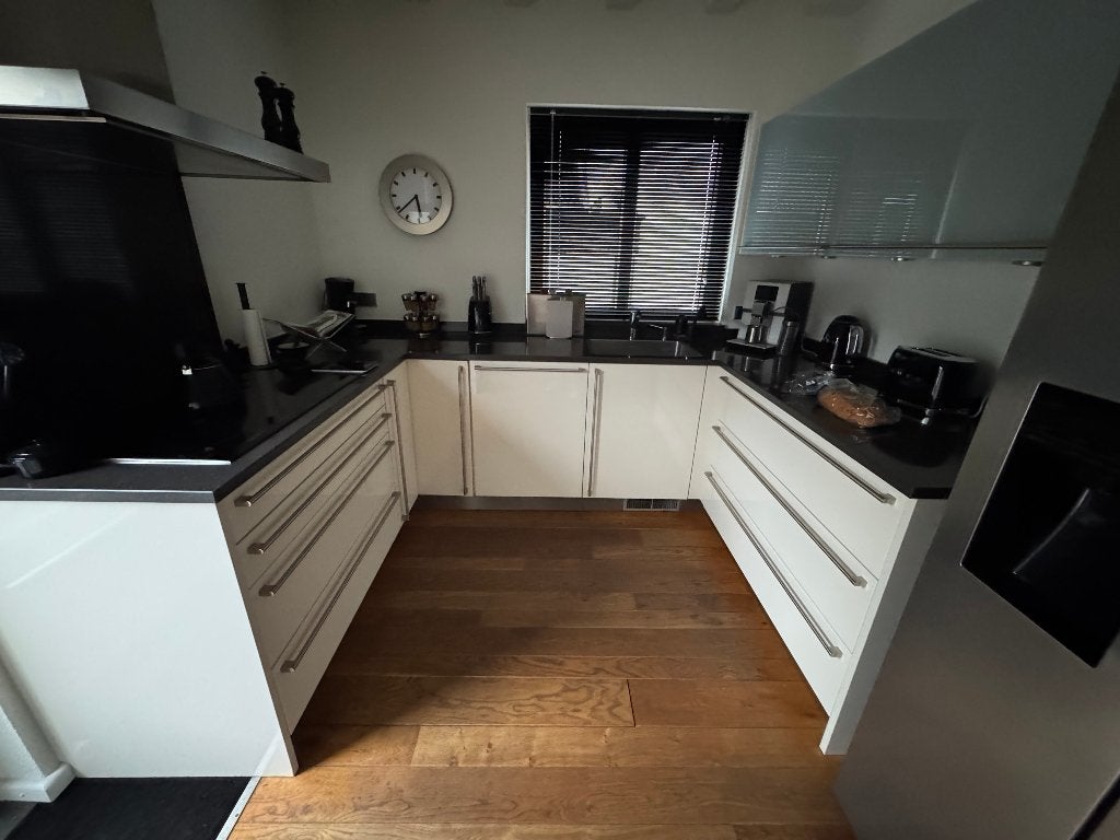 Complete hoogglans witte keuken – reeds gedemonteerd, Ophalen, Gebruikt, U-keuken, Wit