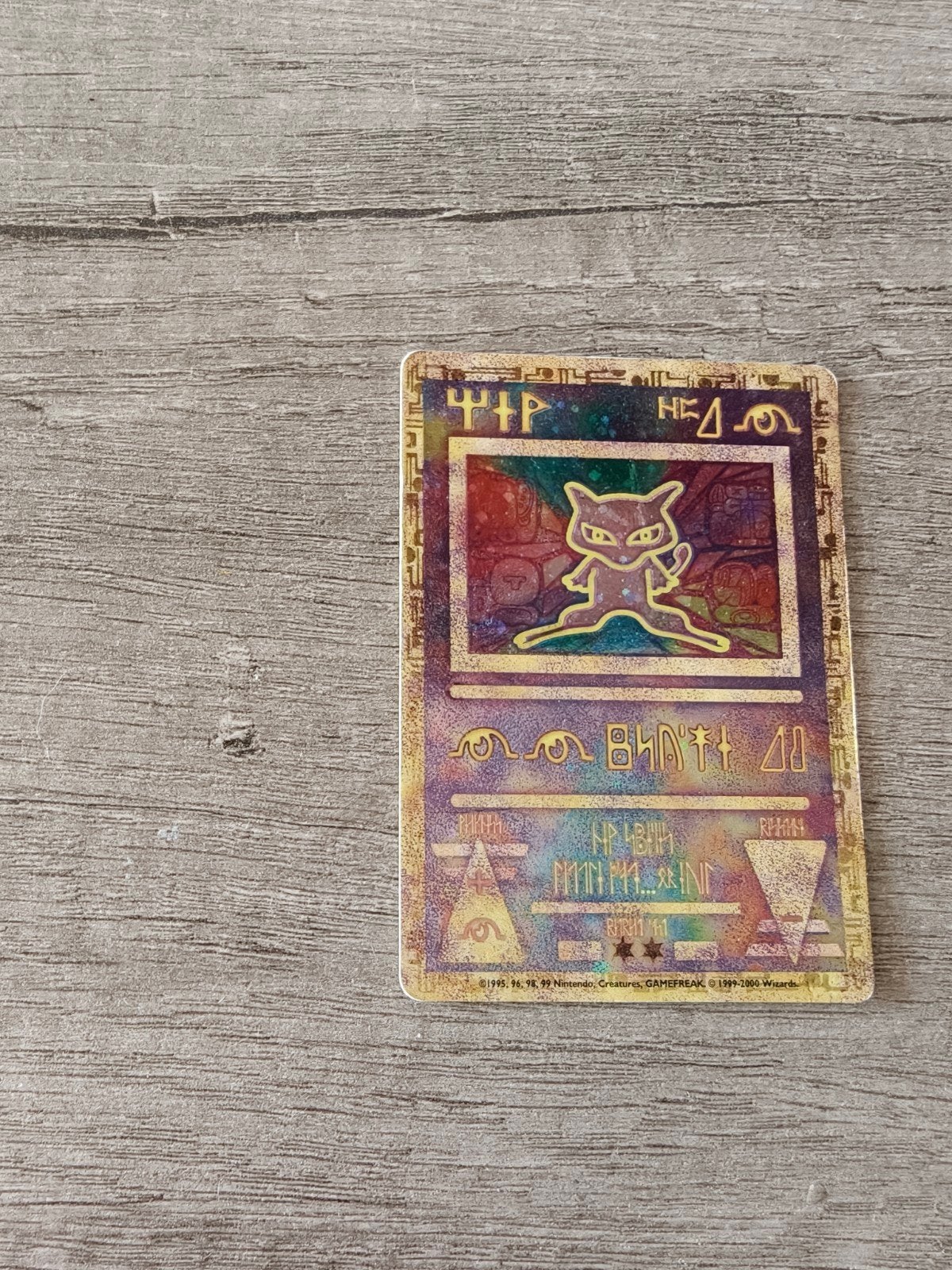 Mew Ancient Mew Pokémon Kaart (Foil), Ophalen of Verzenden, Gebruikt, Losse kaart, Foil