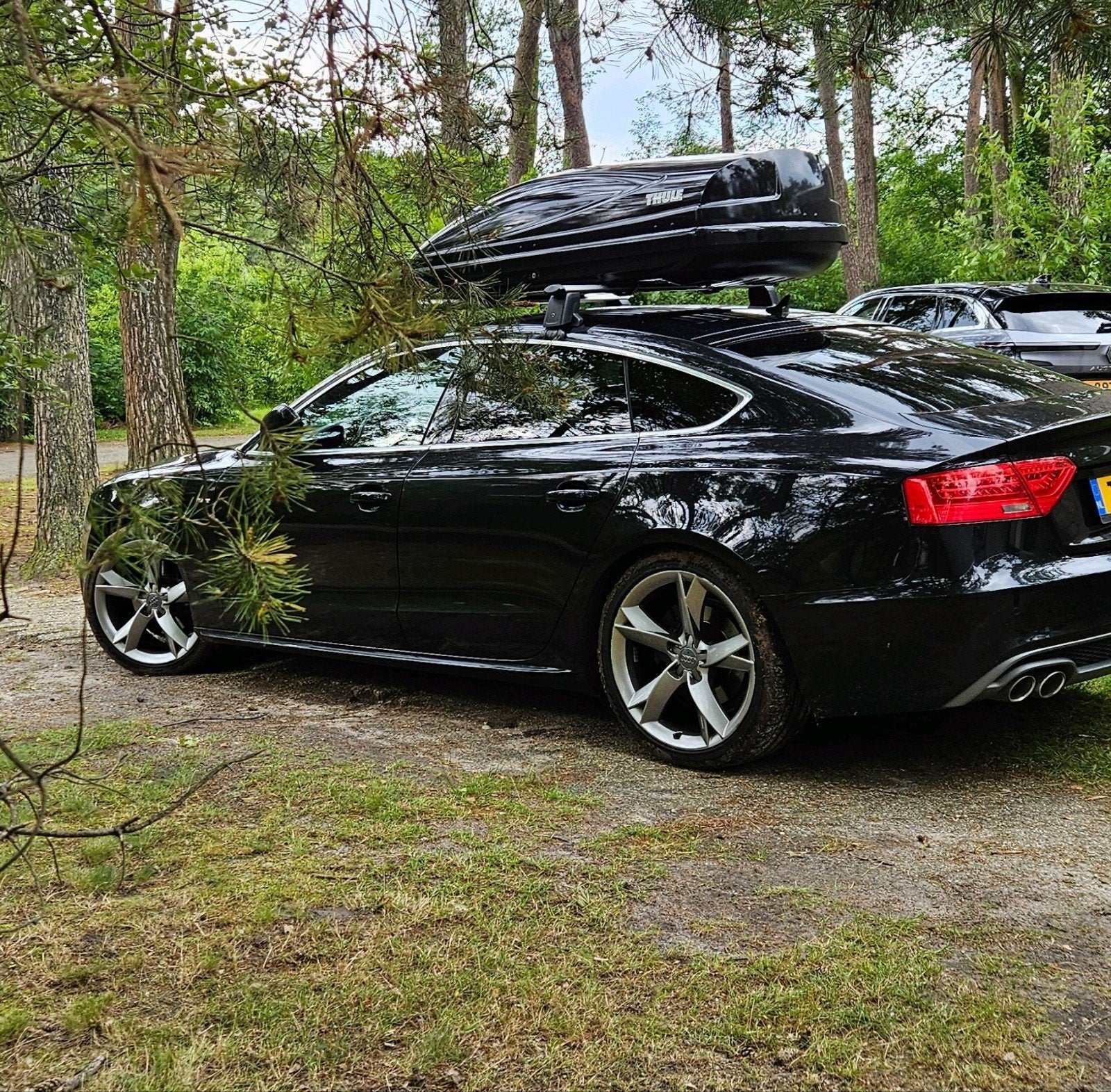 Origineel Audi Velgen 19 inch Blackchrome Concave, Auto-onderdelen, Banden en Velgen, 255 mm, Banden en Velgen, Zomerbanden, Ophalen
