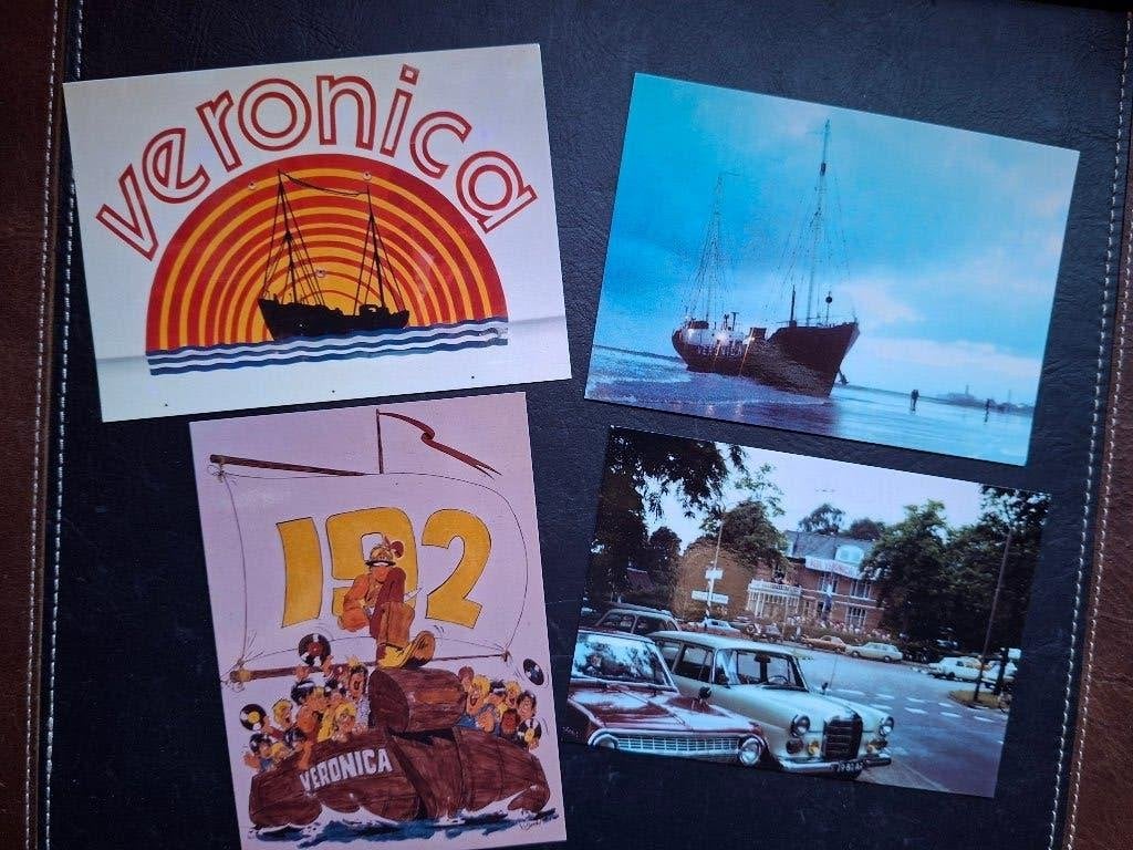 Kaarten Radio Veronica 192, Ophalen of Verzenden, 1960 tot 1980, Ongelopen, Noord-Holland