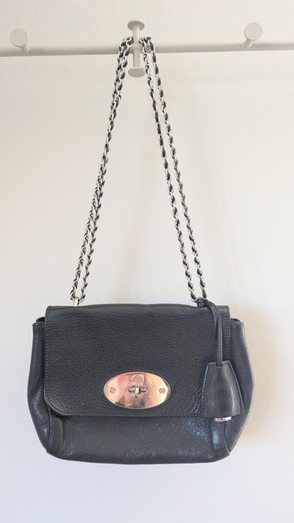 Mulberry Lily black - tas zwart, Overige merken, Gebruikt, Zwart, Ophalen of Verzenden