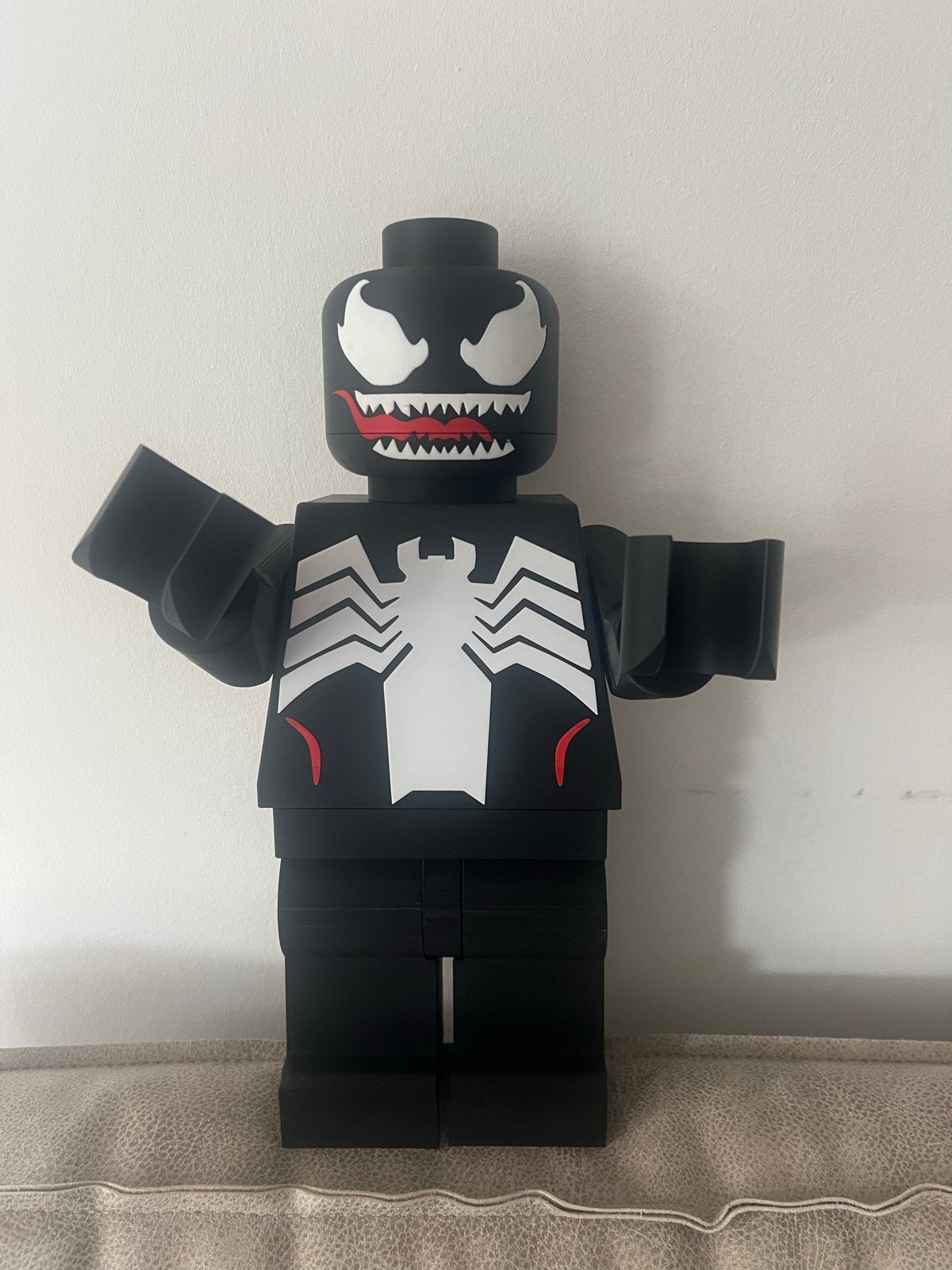 Grote Venom Lego Minifiguur - Marvel Superheld, Ophalen of Verzenden, Zo goed als nieuw, Overige merken