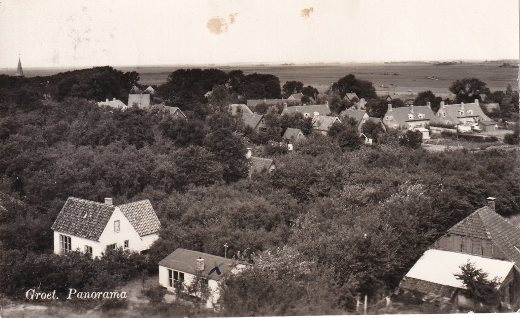 Groet Panorama - 1954, Verzenden, 1940 tot 1960, Gelopen, Noord-Holland