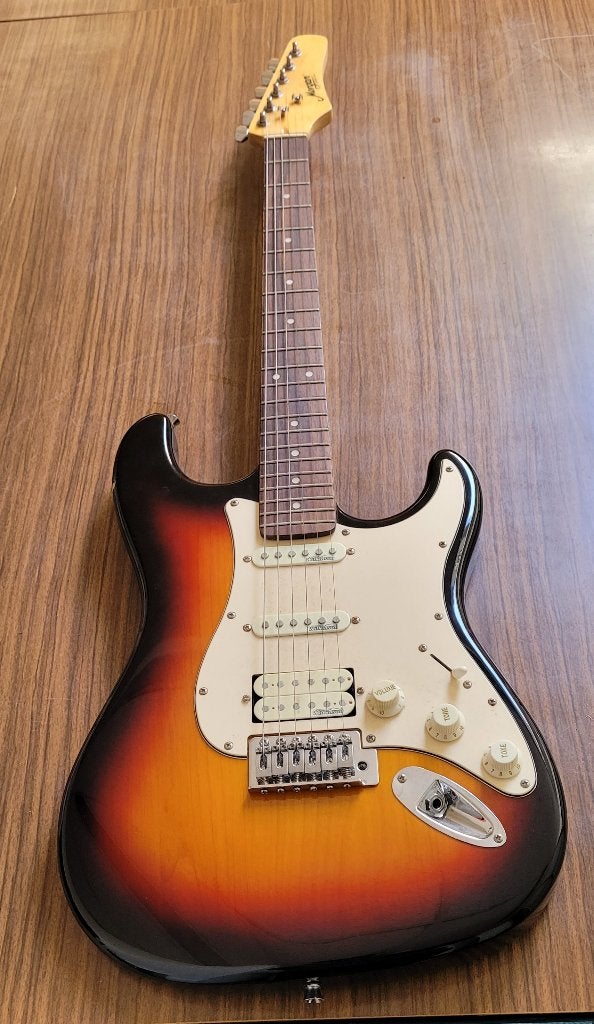 Elektrische gitaar, Gebruikt, Met versterker, Solid body, Ophalen