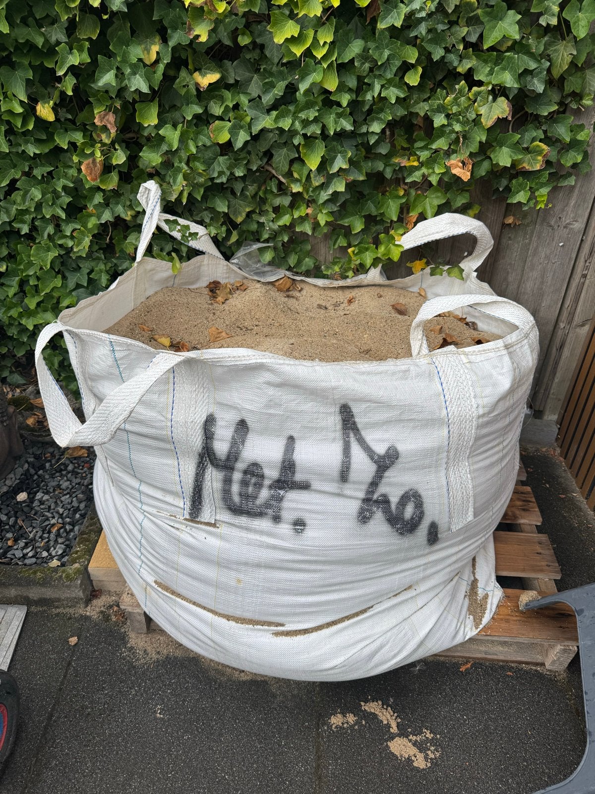 Kleine m3 Metselzand in Big Bag, Tuin en Terras, Ophalen, Gebruikt, Metselzand